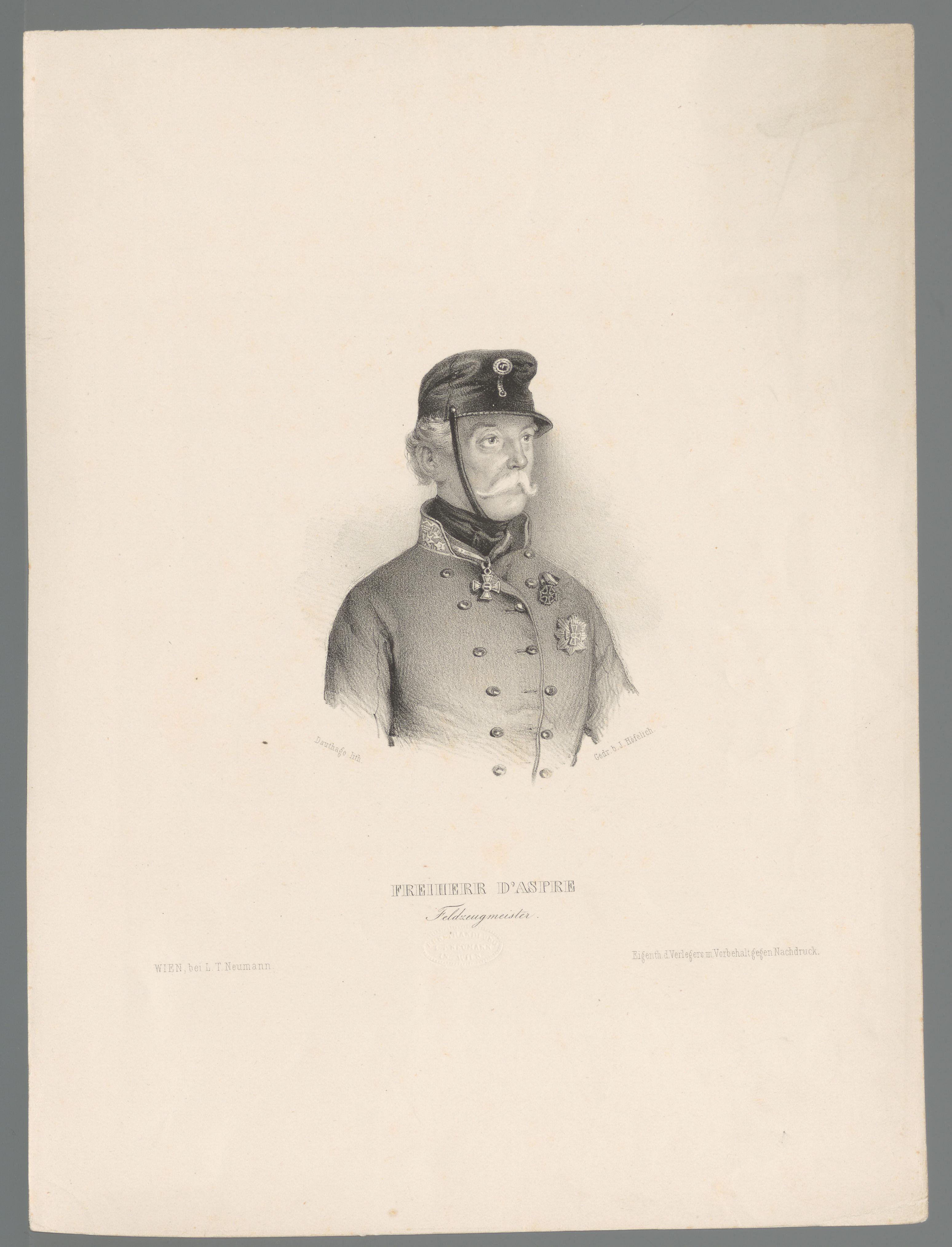 Portret van Konstantin freiherr D'Aspre von Hoobreuk