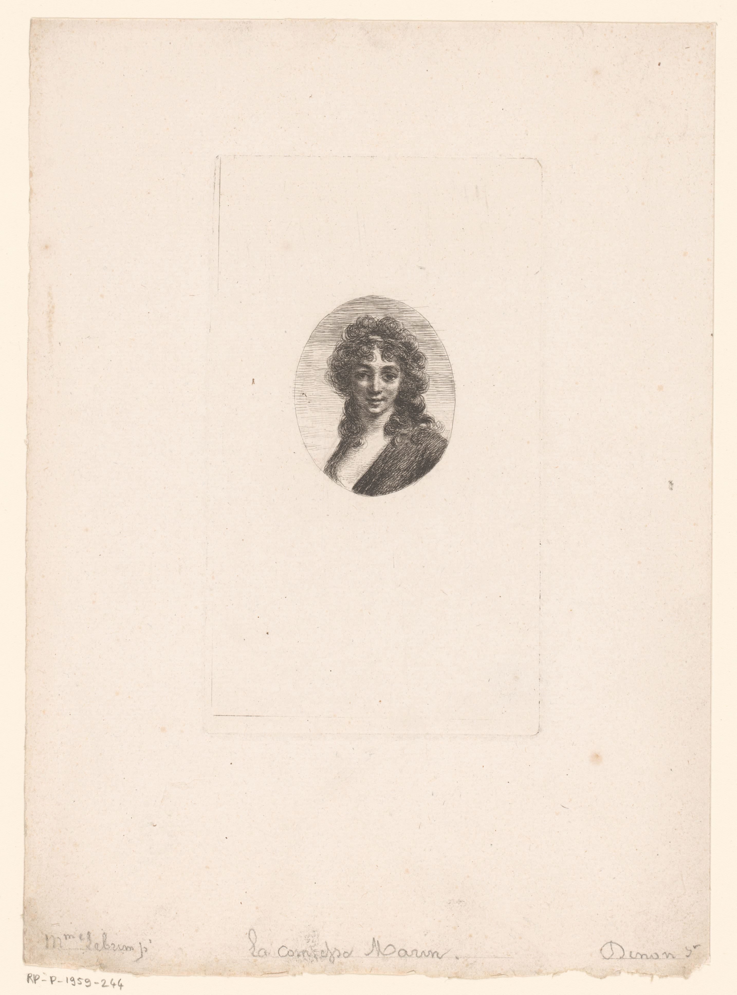Portret van Isabella Teotochi Albrizzi