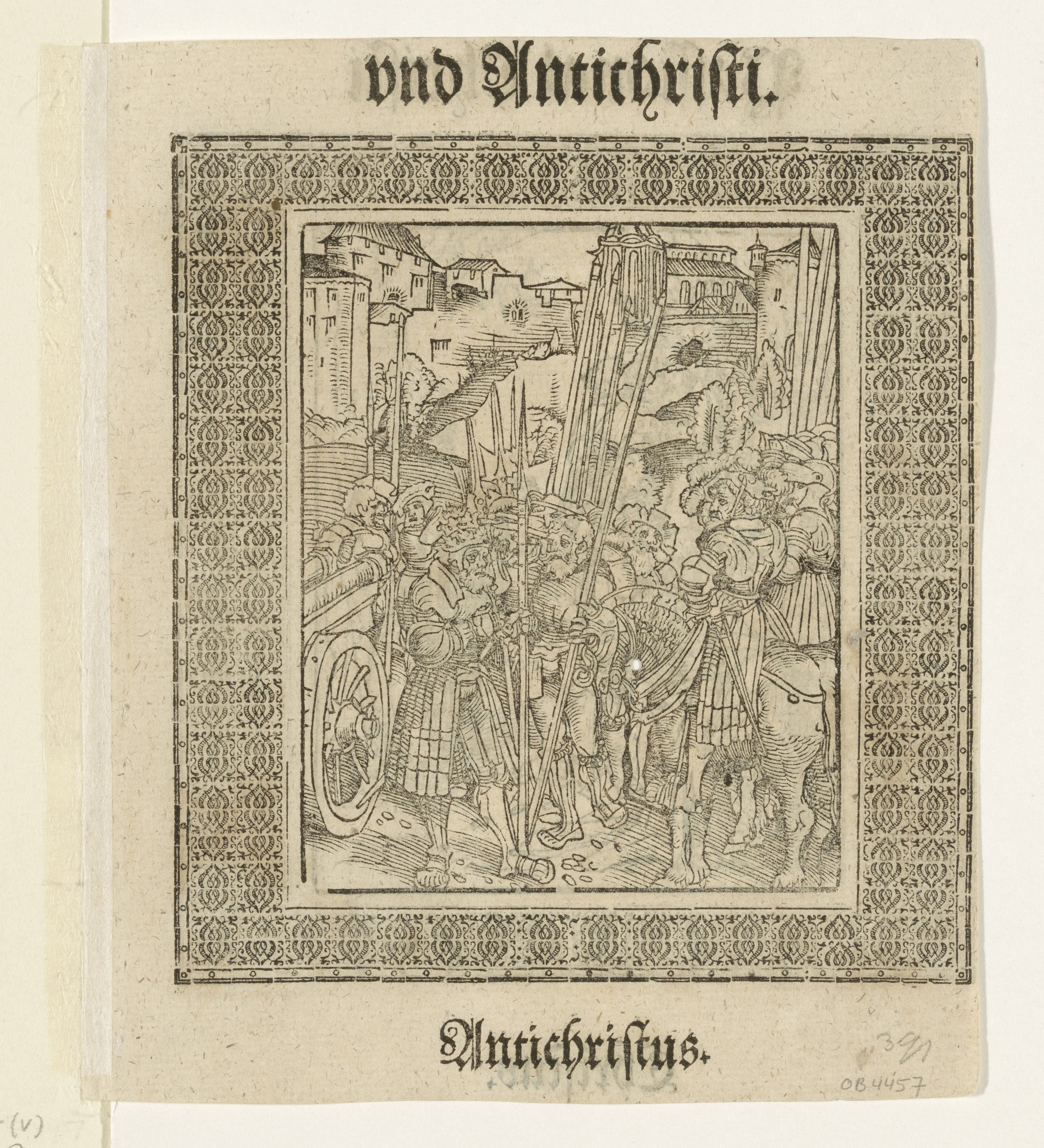 Paus voert het bevel over een leger