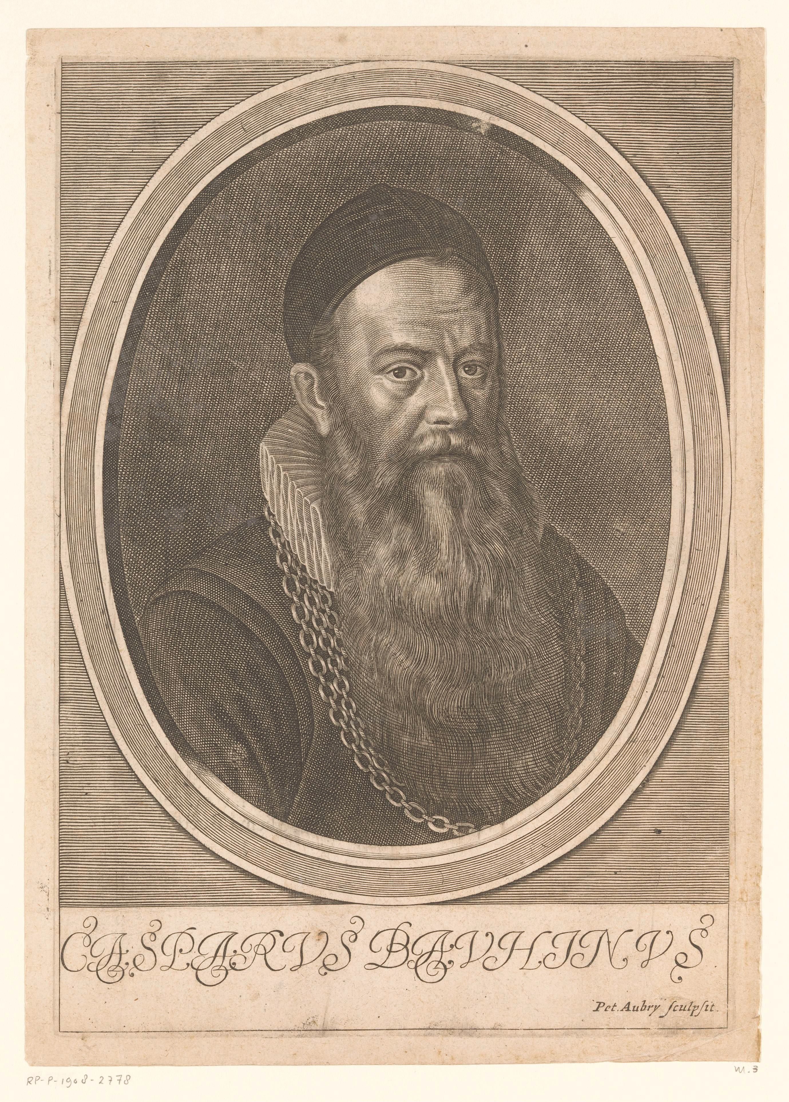 Portret van Caspar Bauhin