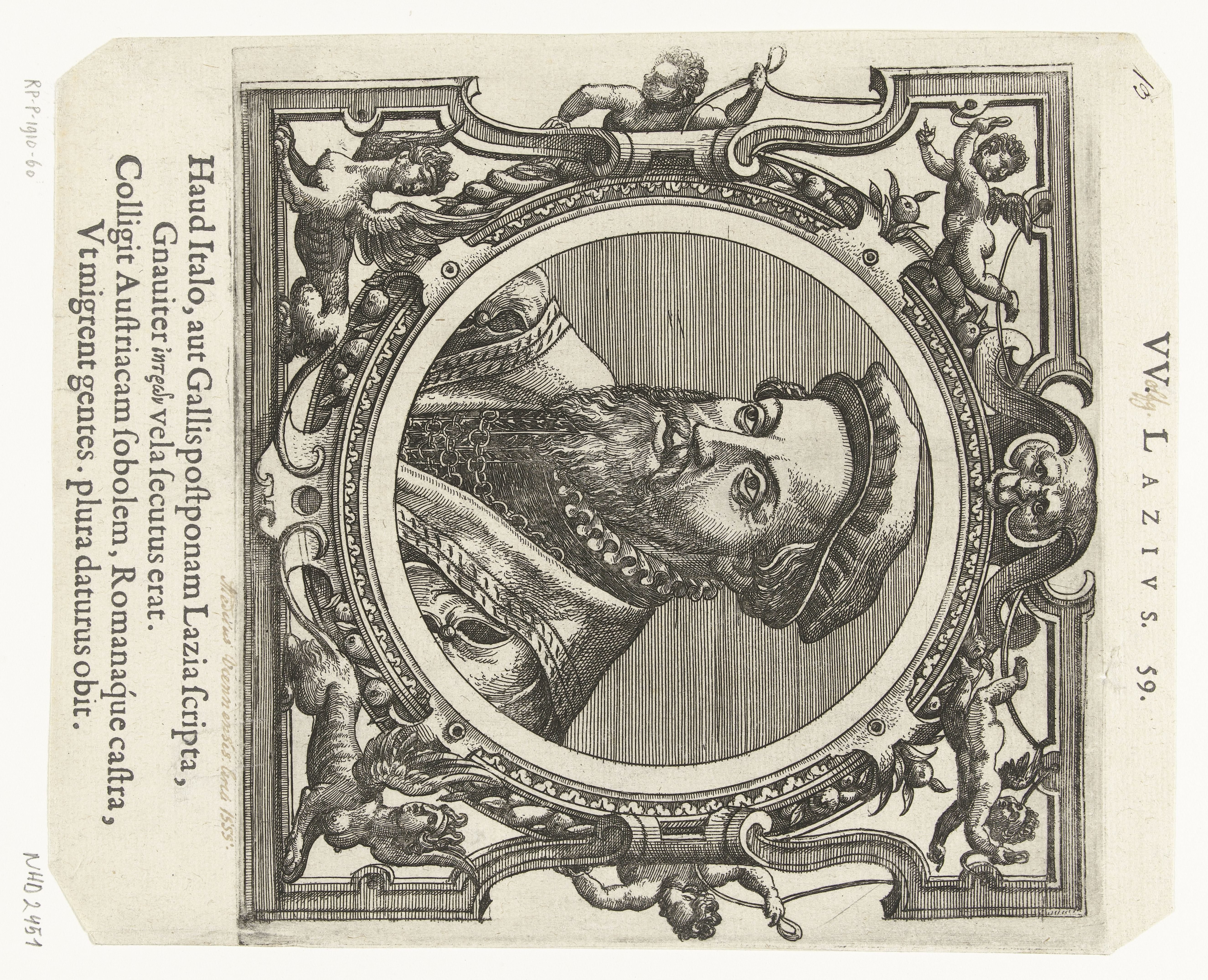 Portret van Wolfgang Lazius