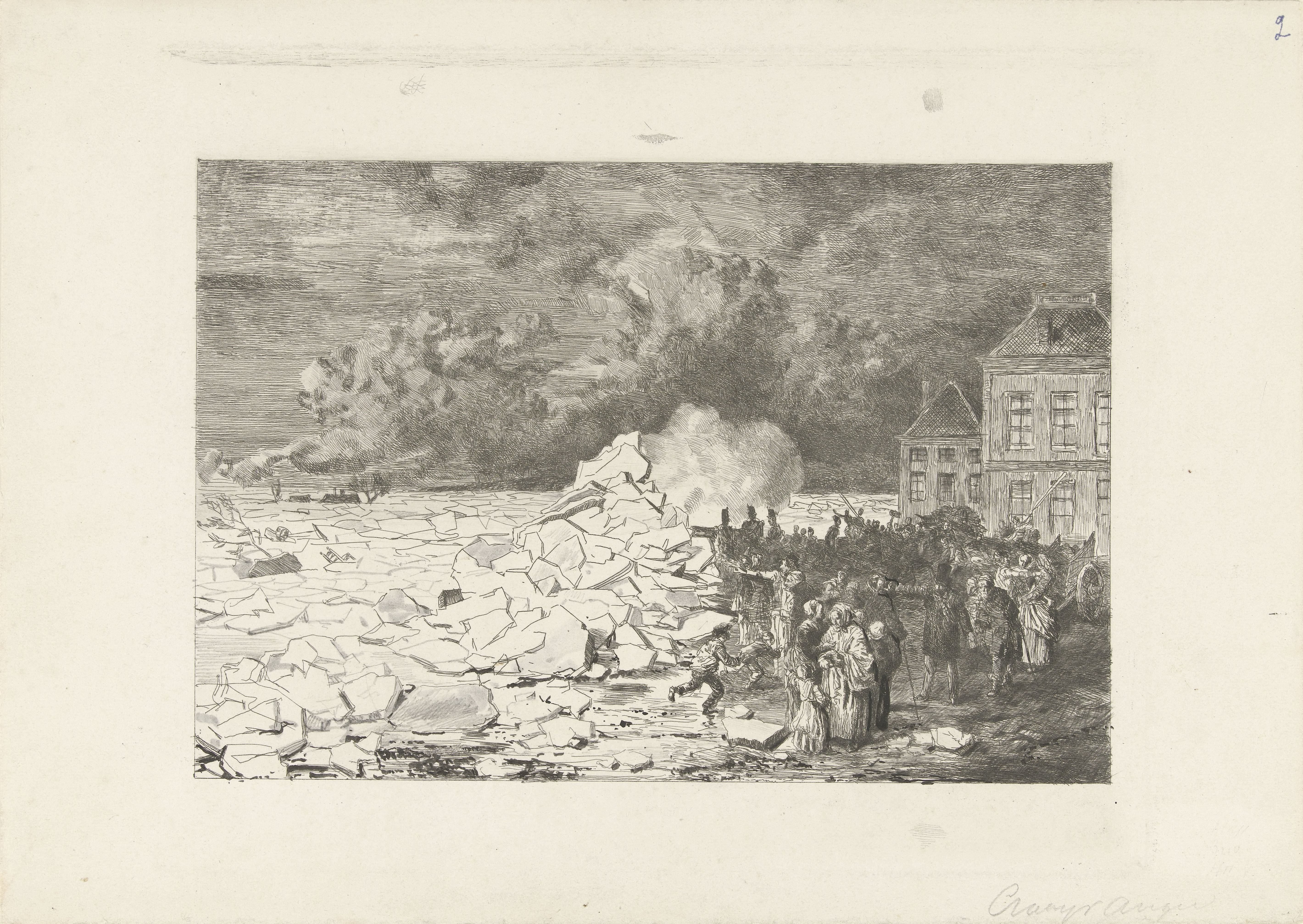 Breken van het ijs in Arnhem