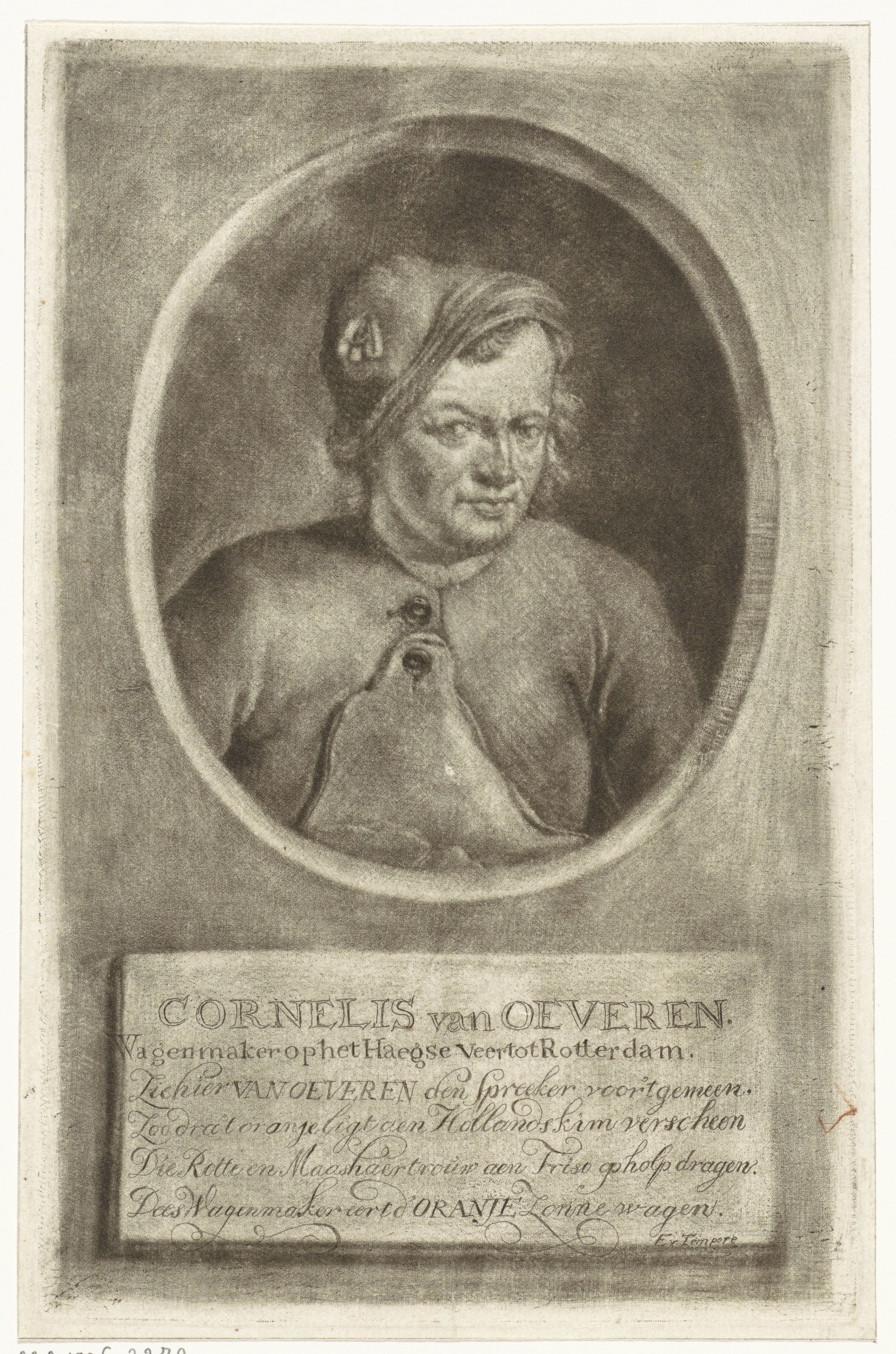 Portret van Cornelis van Oeveren
