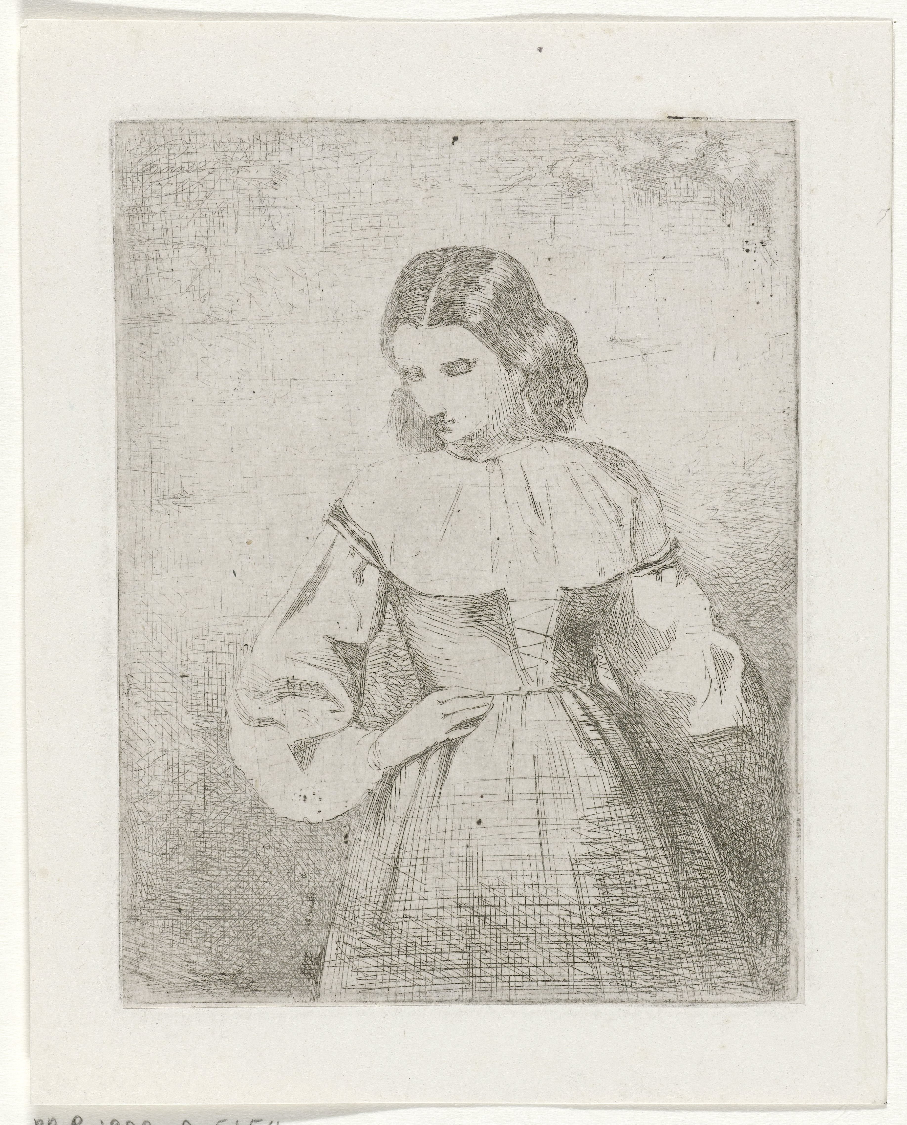Portret van een jonge vrouw