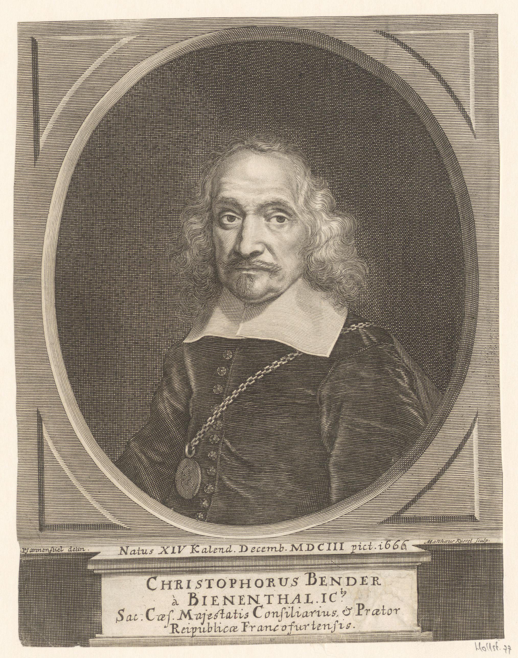 Portret van Christoph Bender