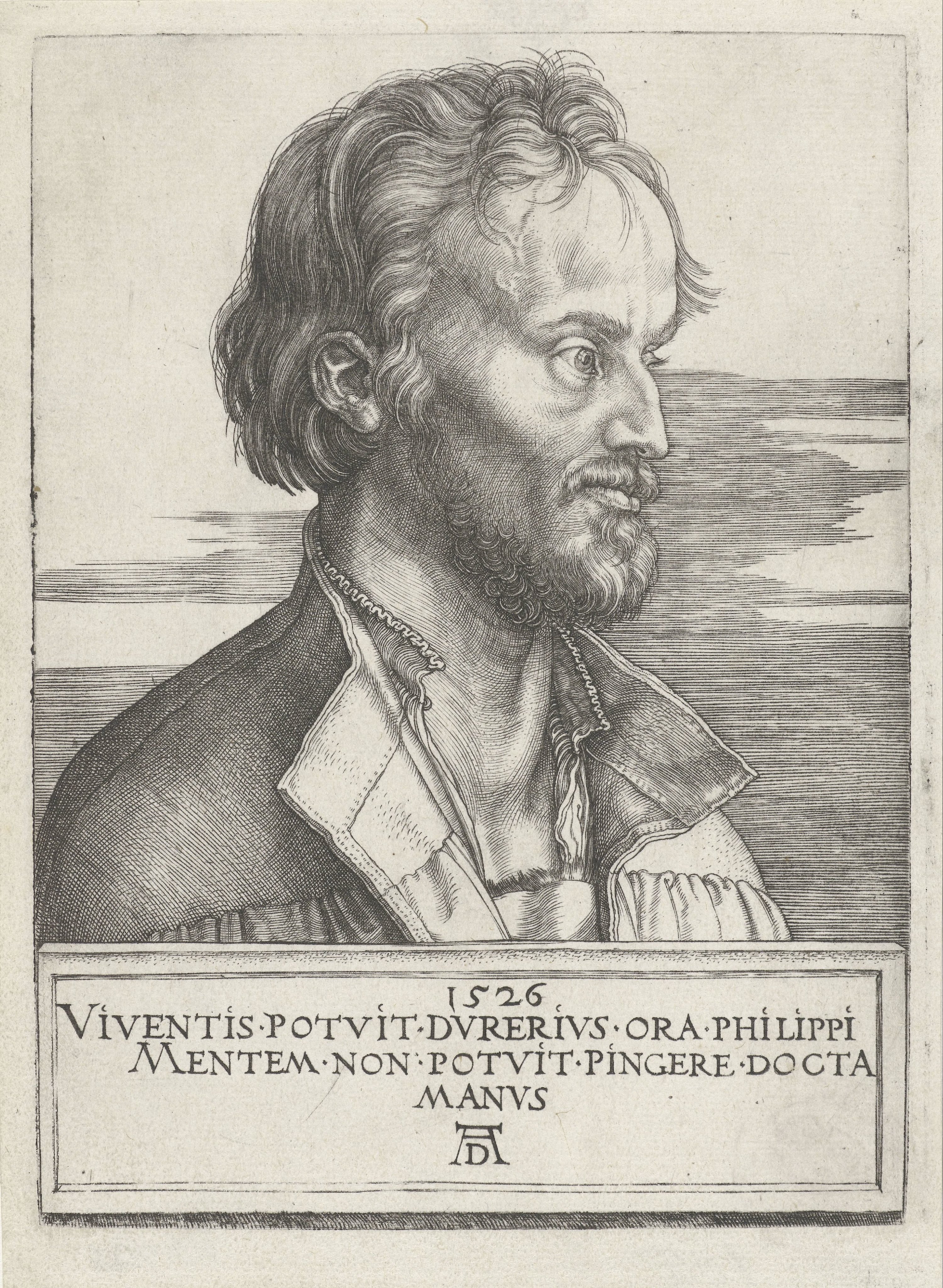 Portret van Philipp Melanchthon
