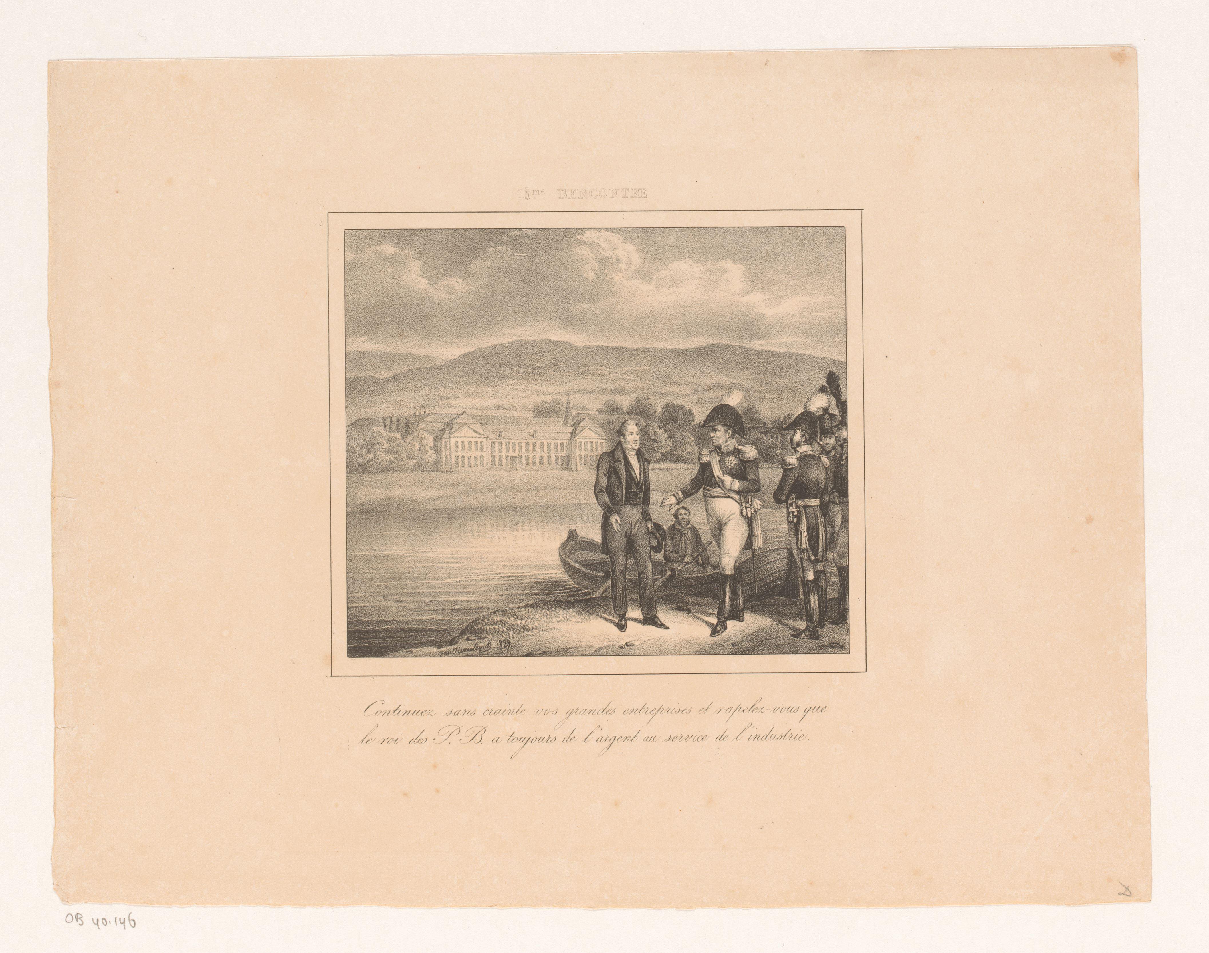 Koning Willem I ontmoet John Cockerill
