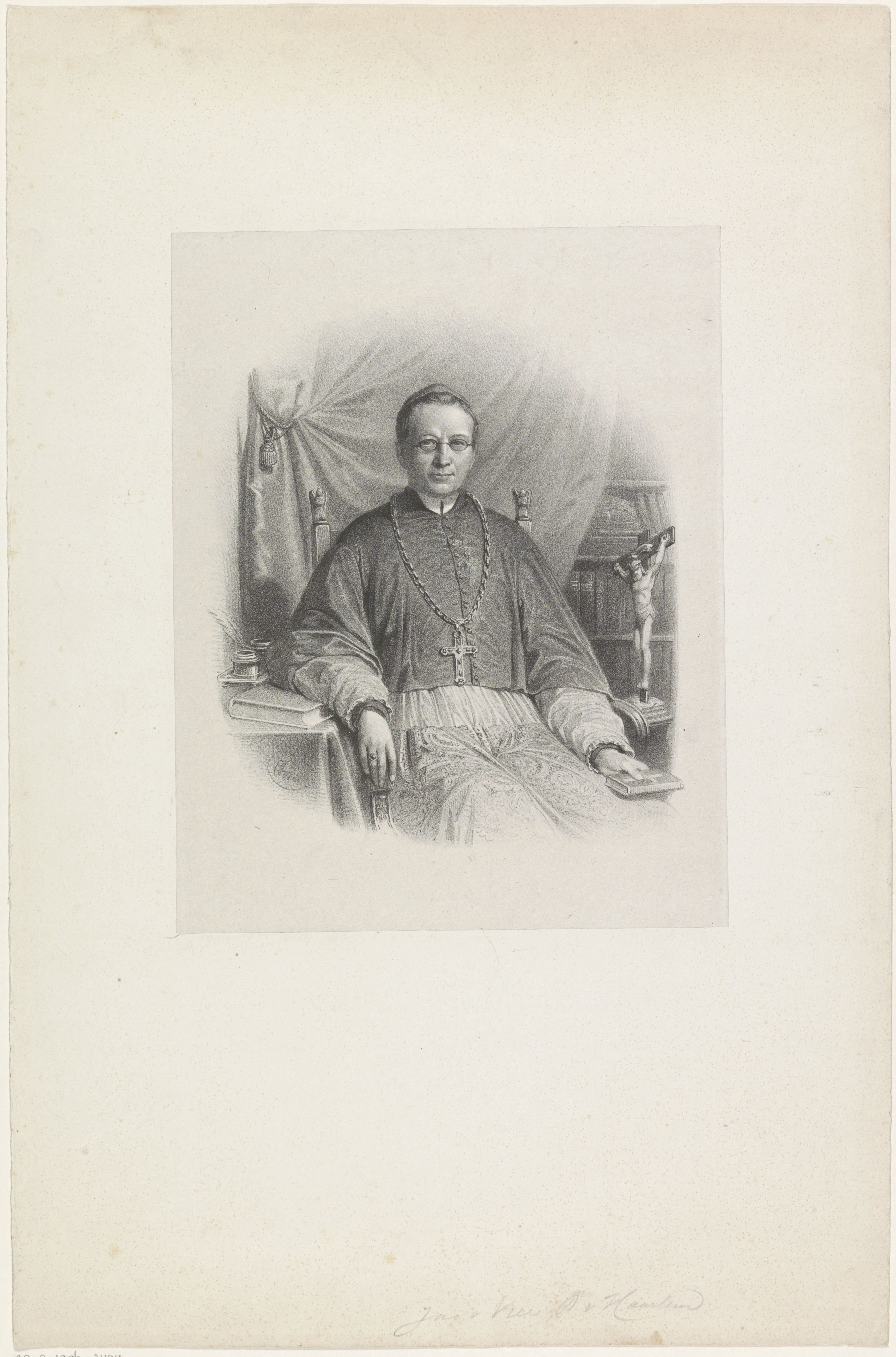 Portret van bisschop Jacobus Franciscus van Vree