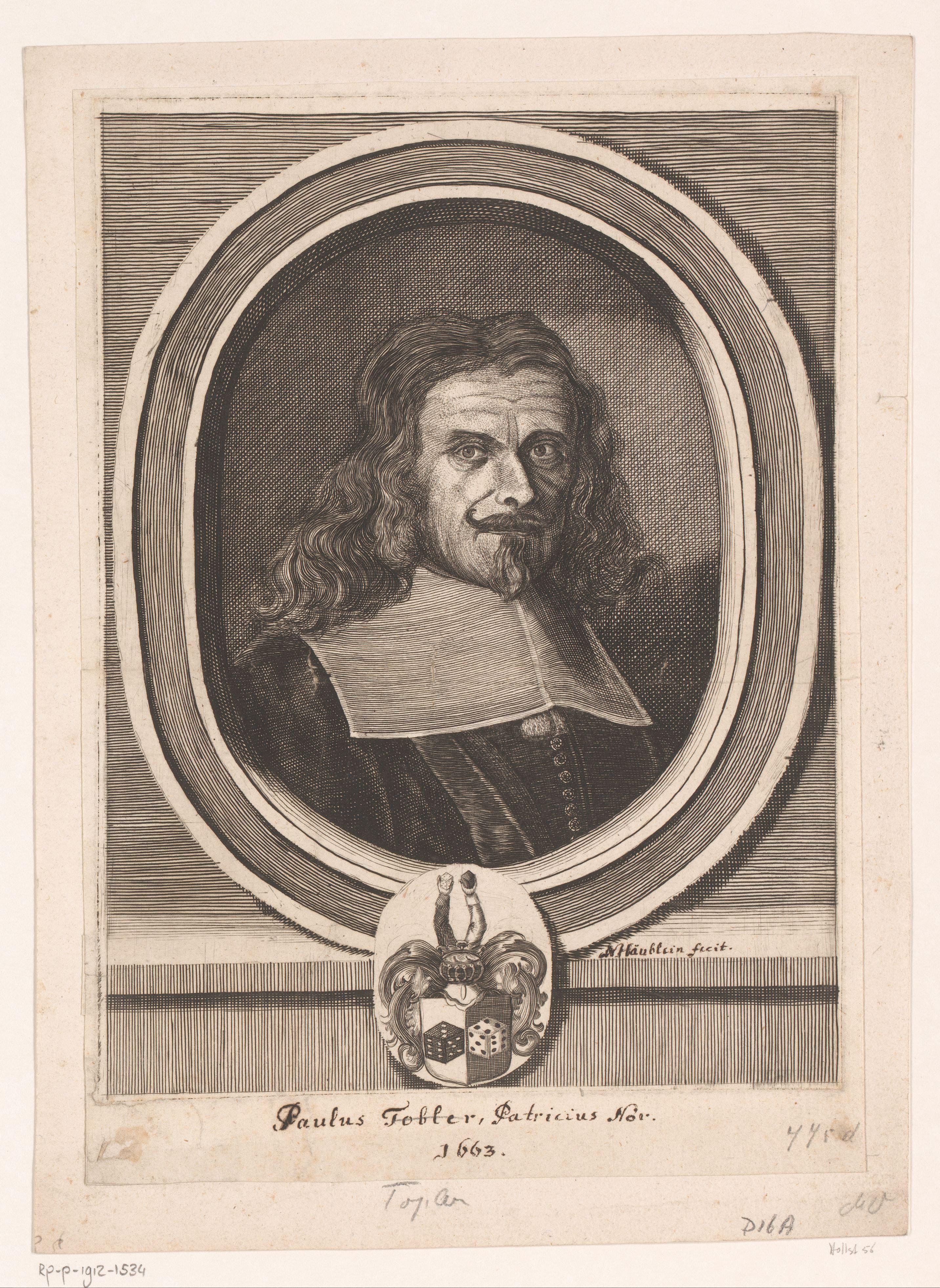 Portret van Paulus Topler