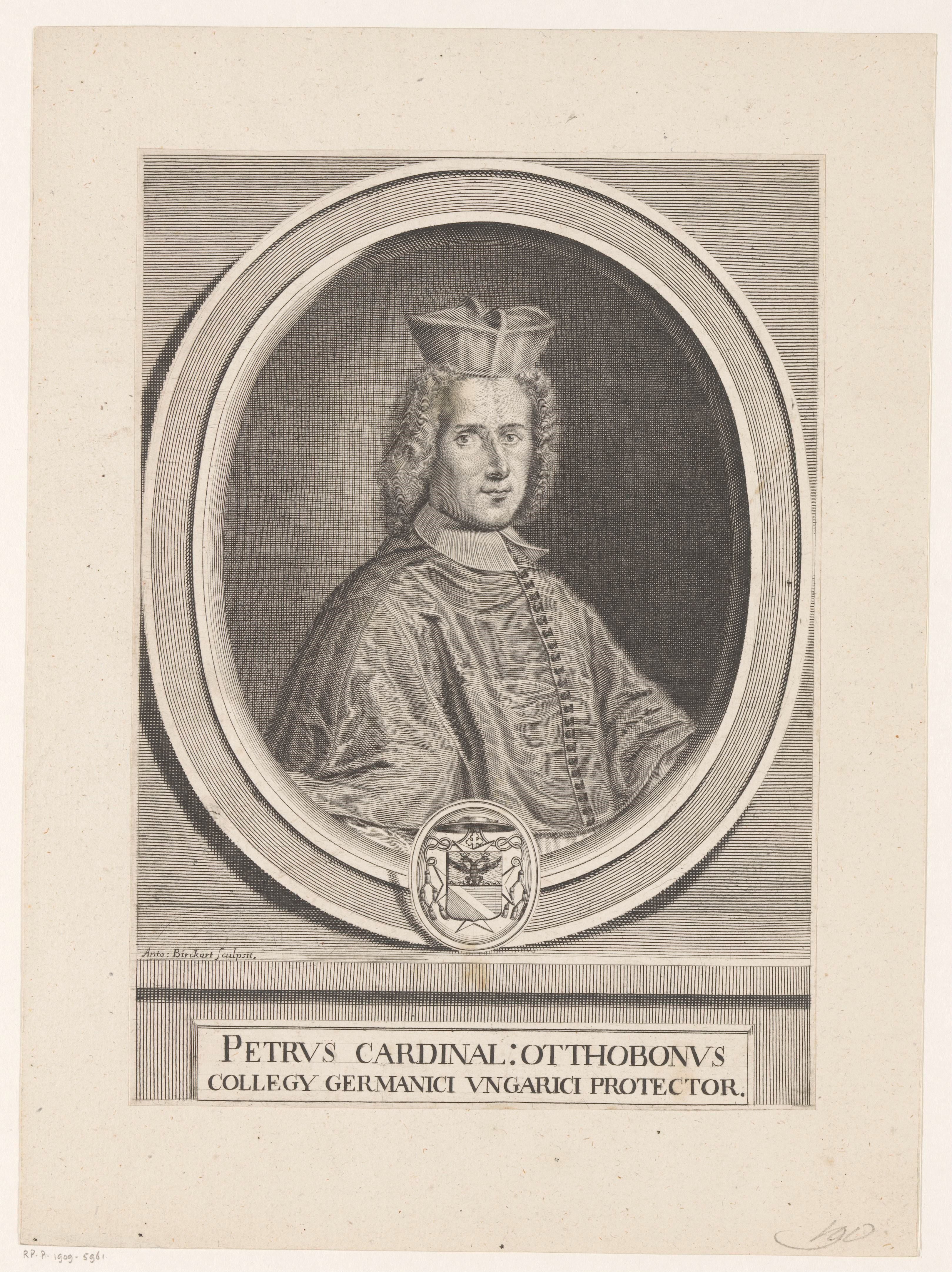 Portret van Pietro Ottoboni