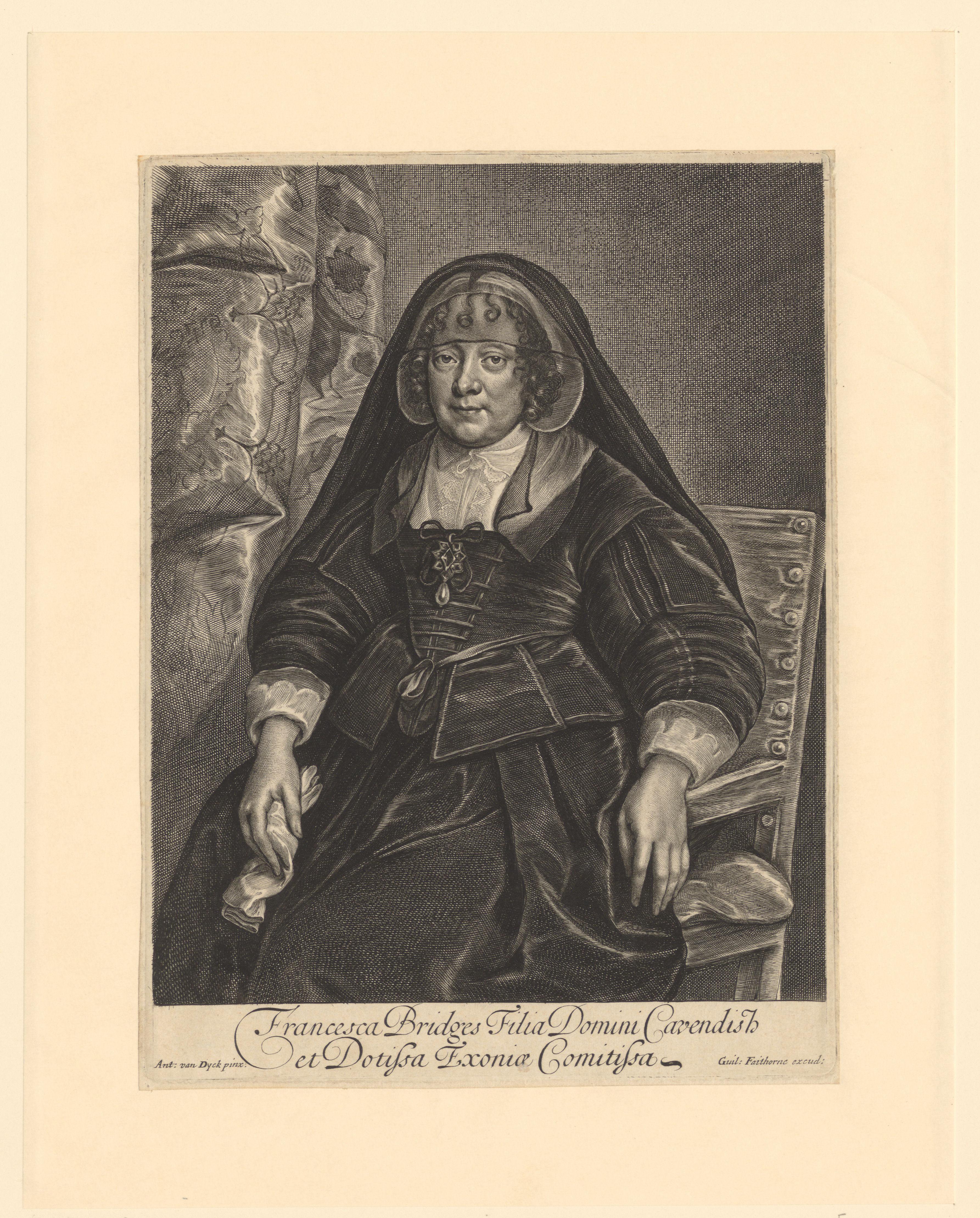 Portret van Frances Brydges