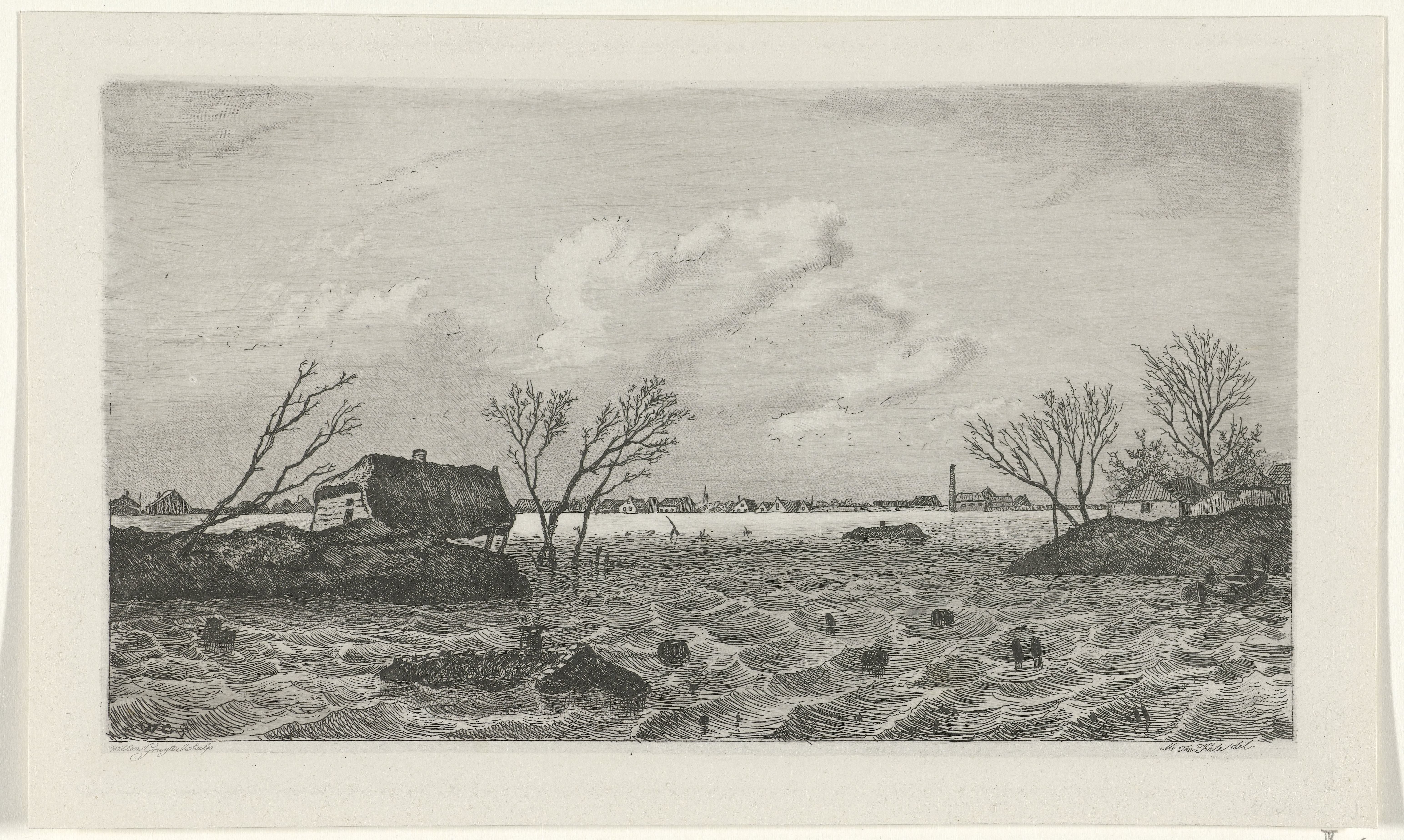Dijkdoorbraak bij Dreumel, 1855