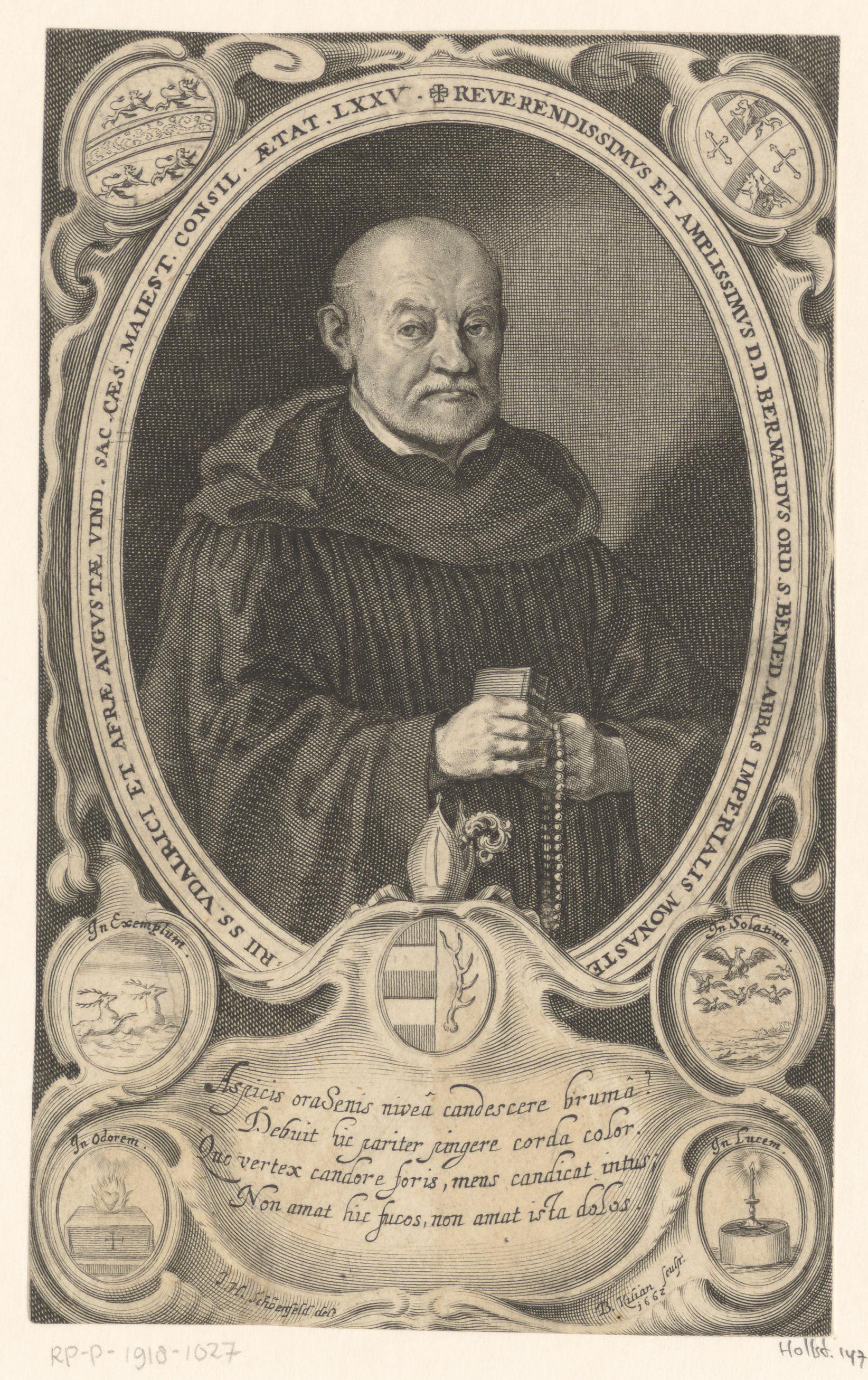Portret van Bernard Hertfelder