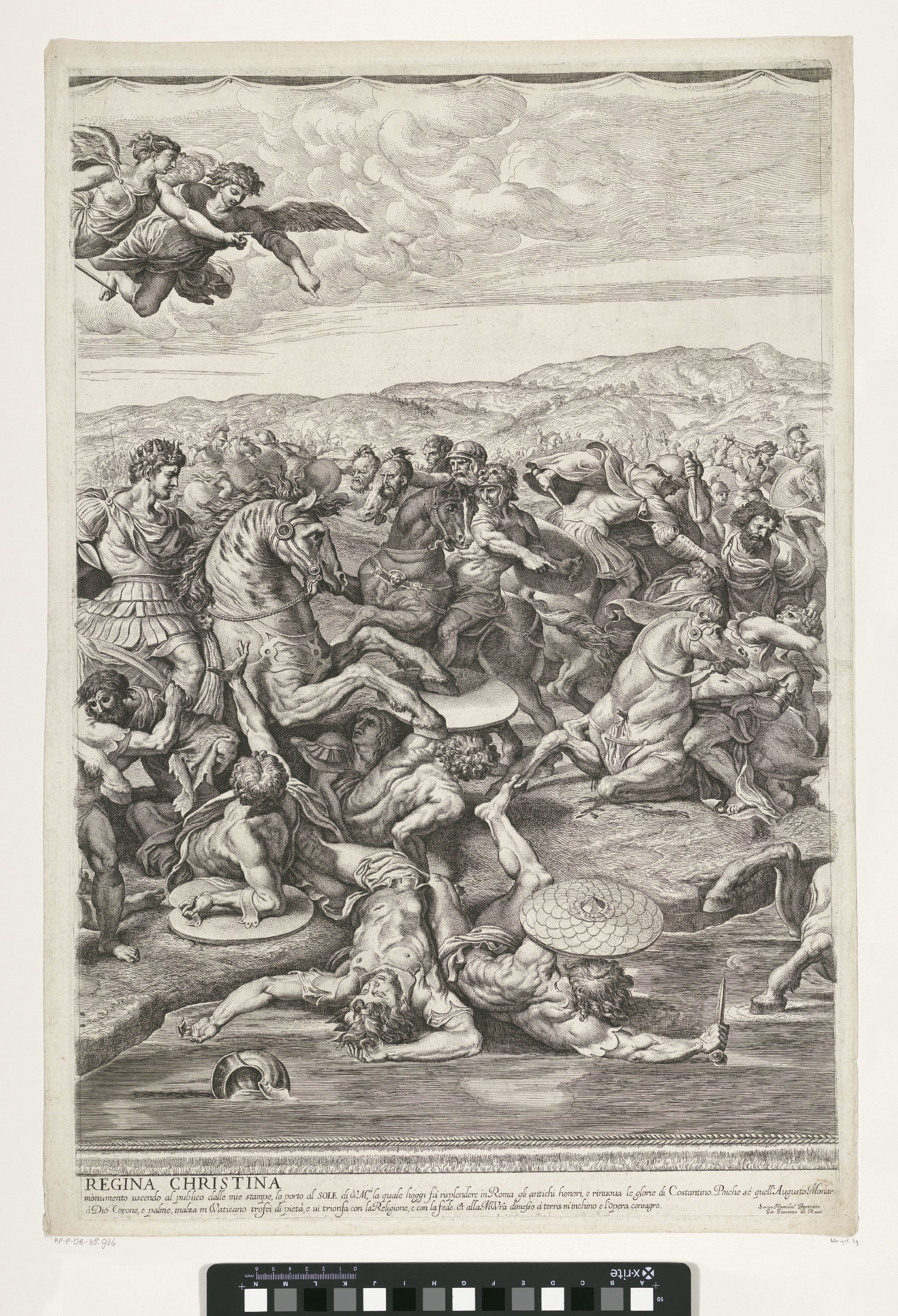 Slag bij de Milvische brug (rechter middenblad)