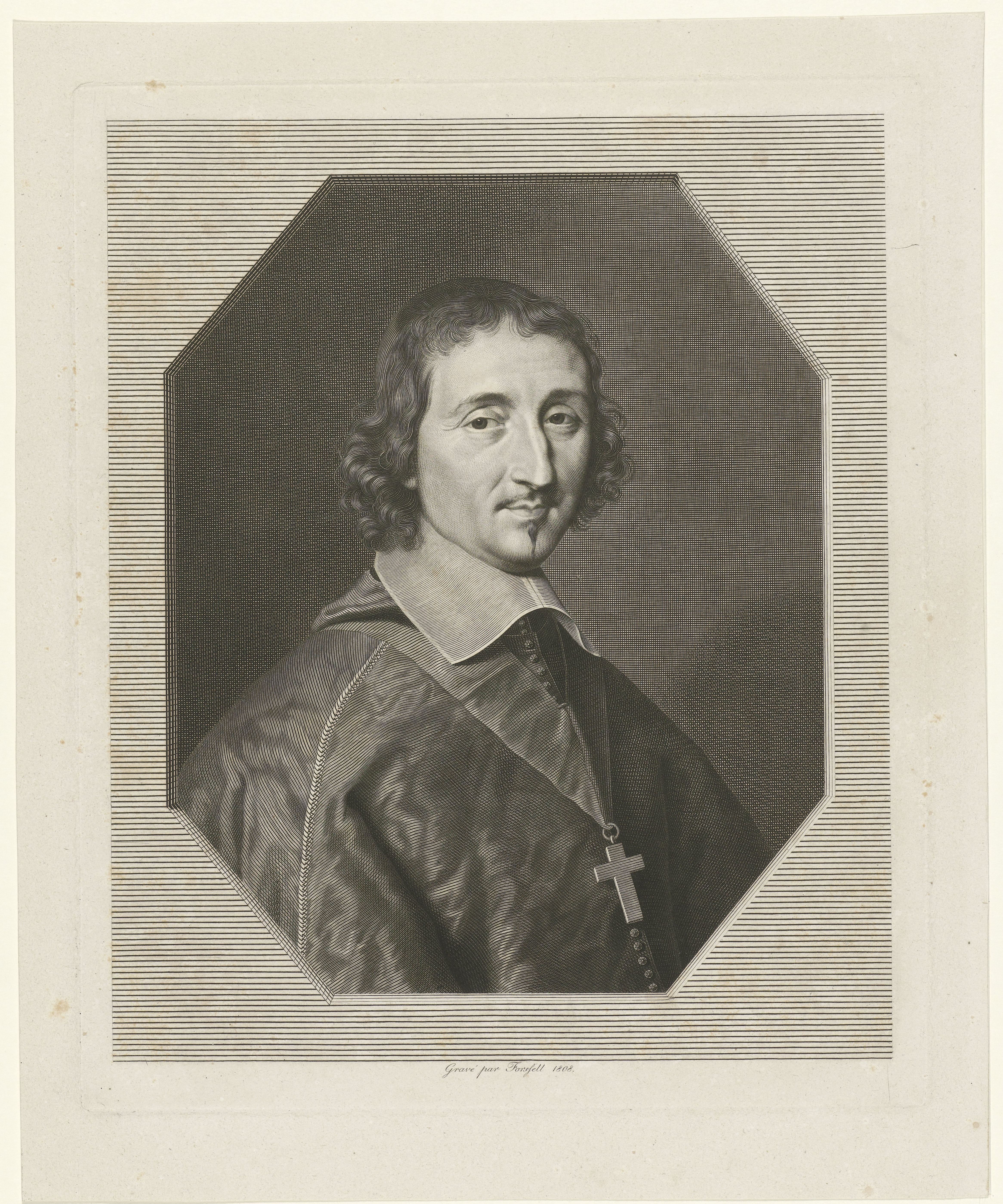 Portret van Ferdinand de Neufville