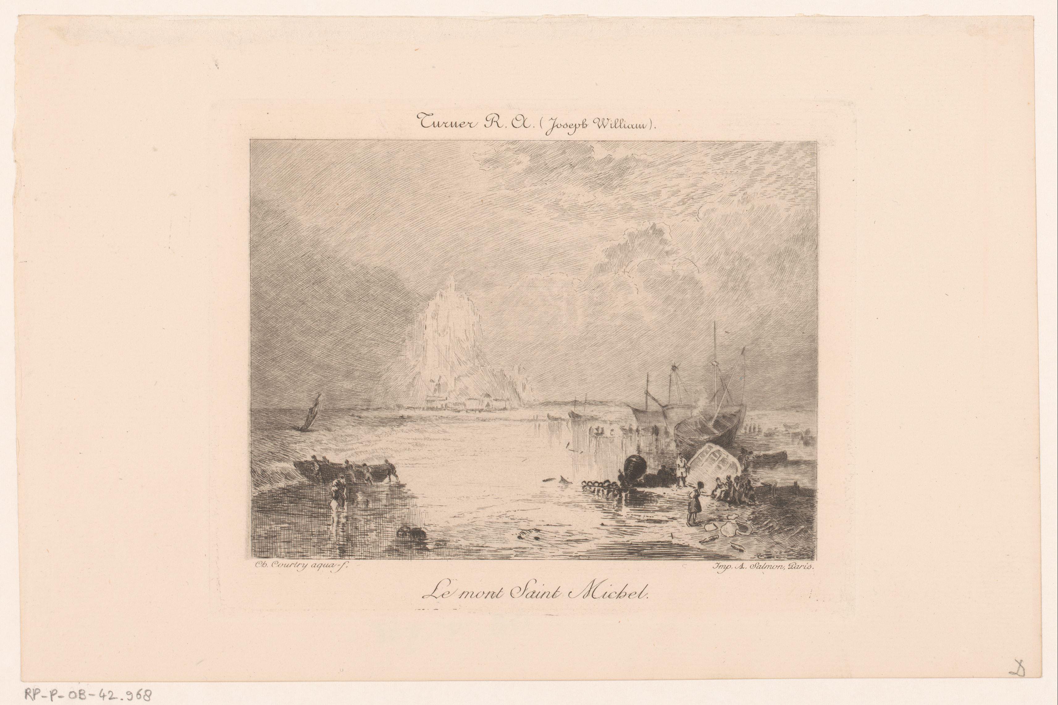 Gezicht op de Mont Saint-Michel