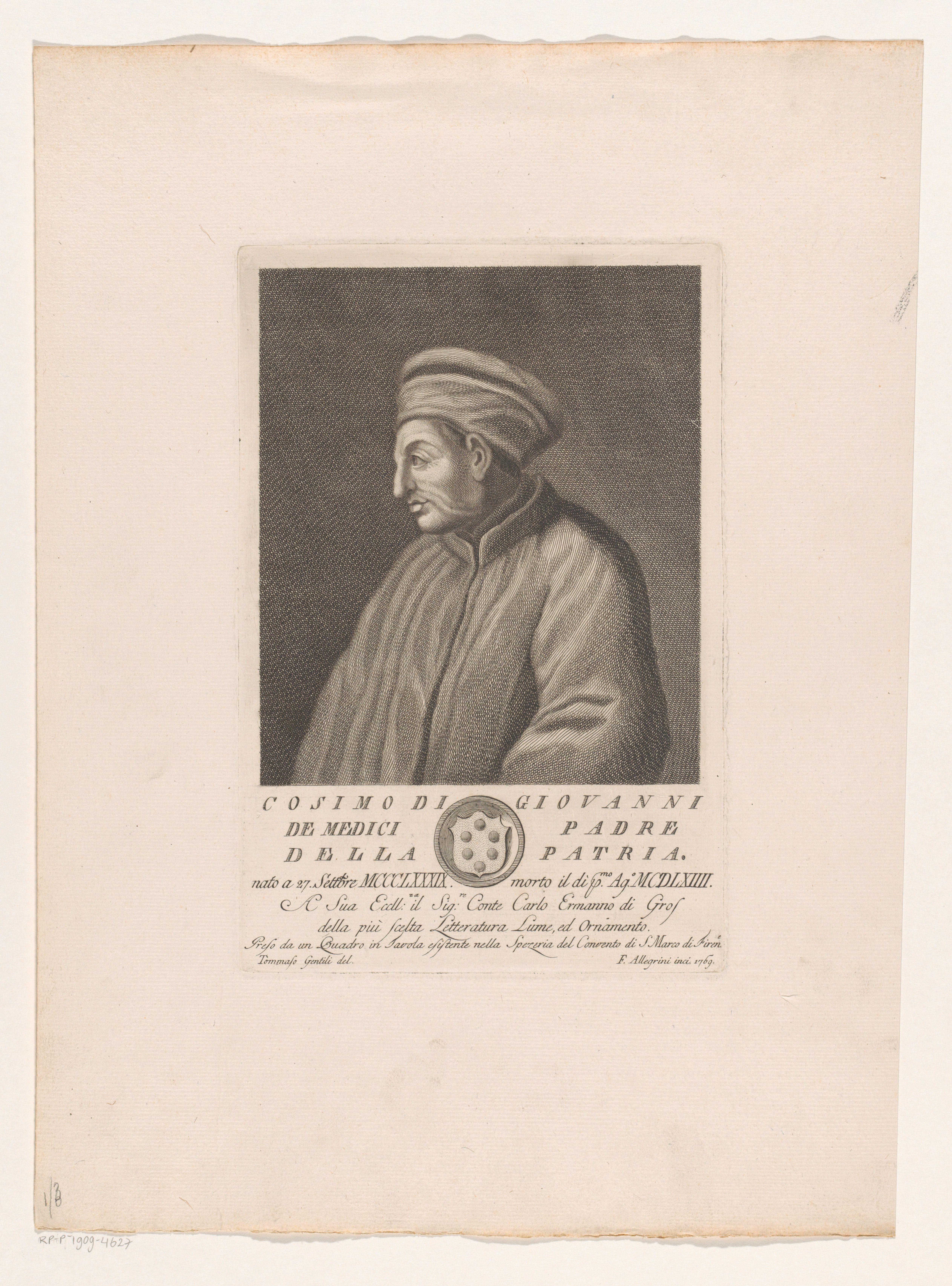 Portret van Cosimo de' Medici