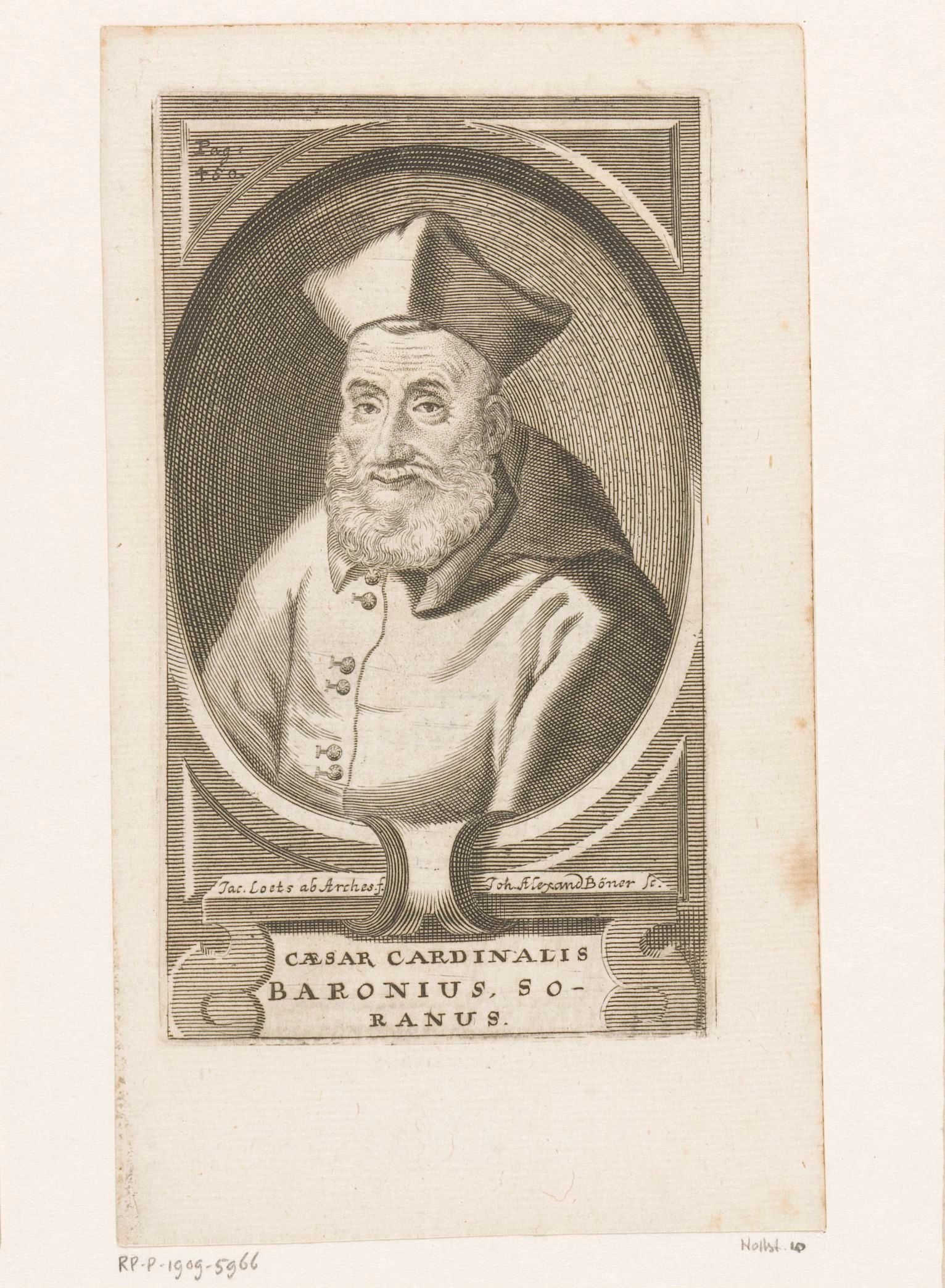 Portret van Cesare Baronio