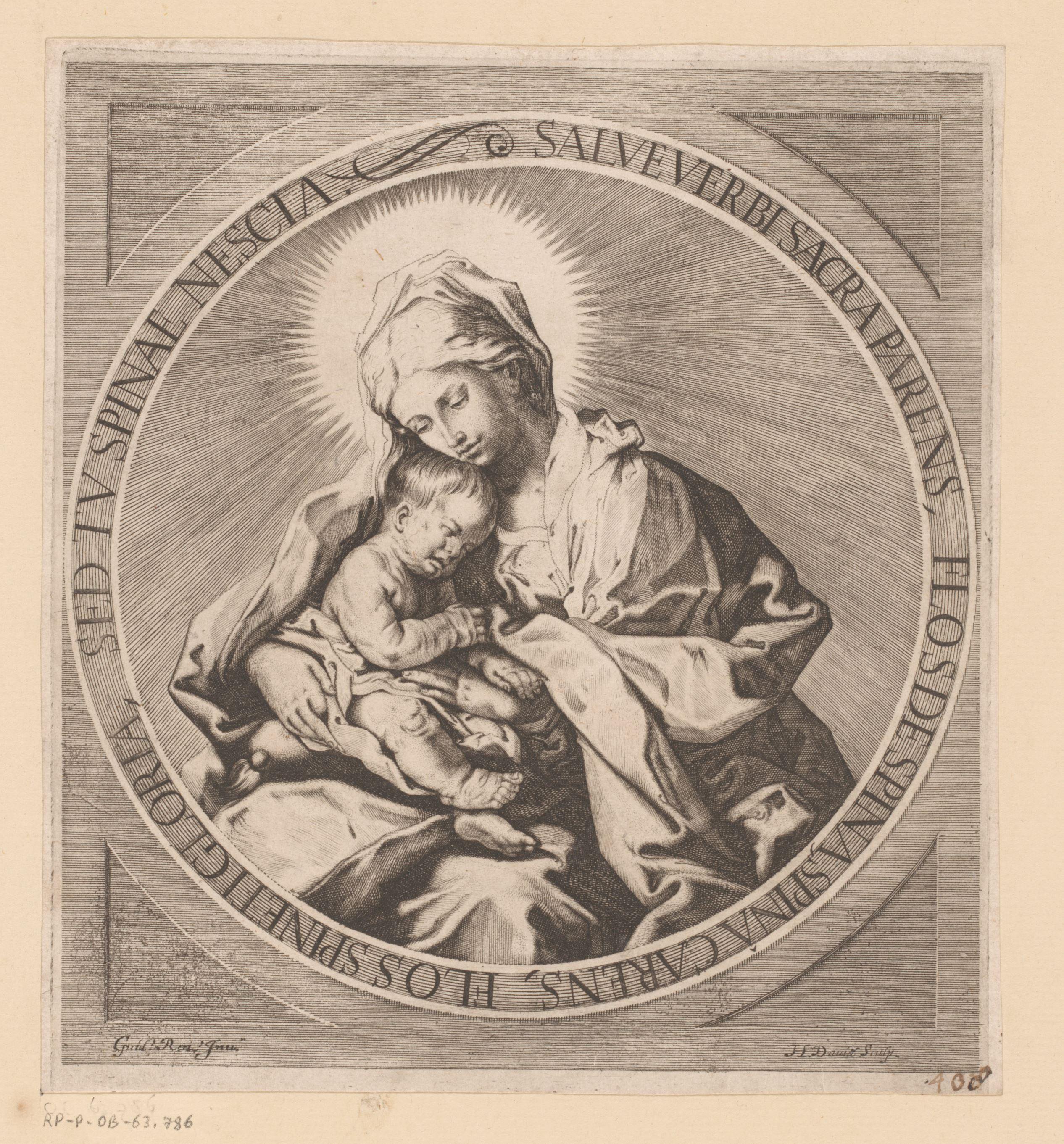 Maria met Christuskind op de schoot