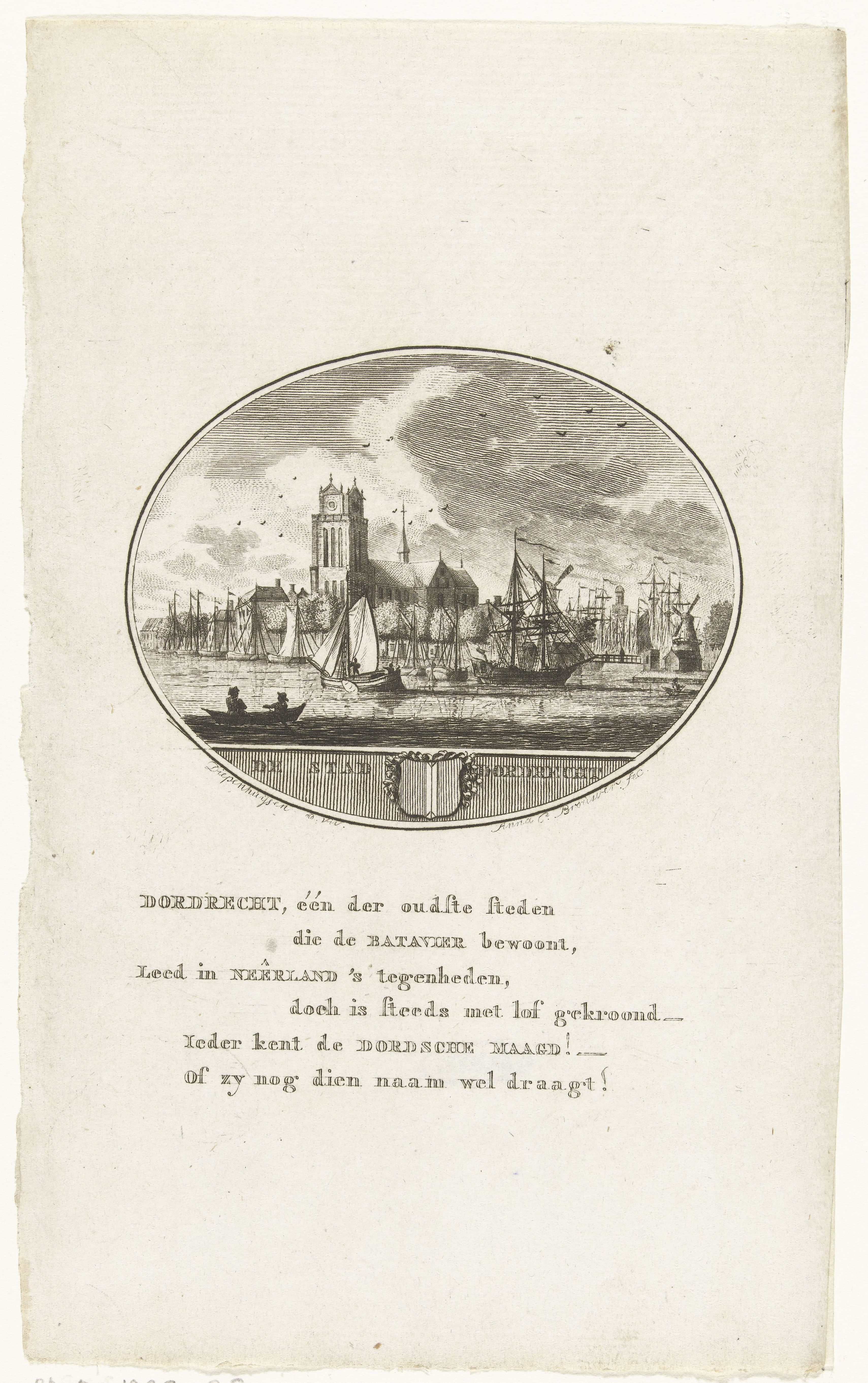 Gezicht op Dordrecht