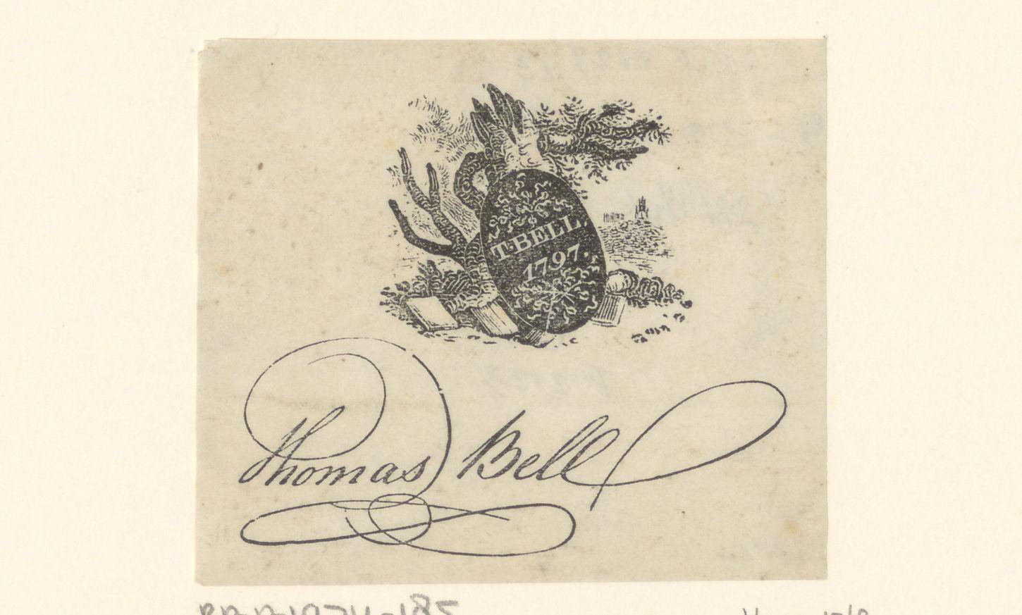 Ex libris van Thomas Bell