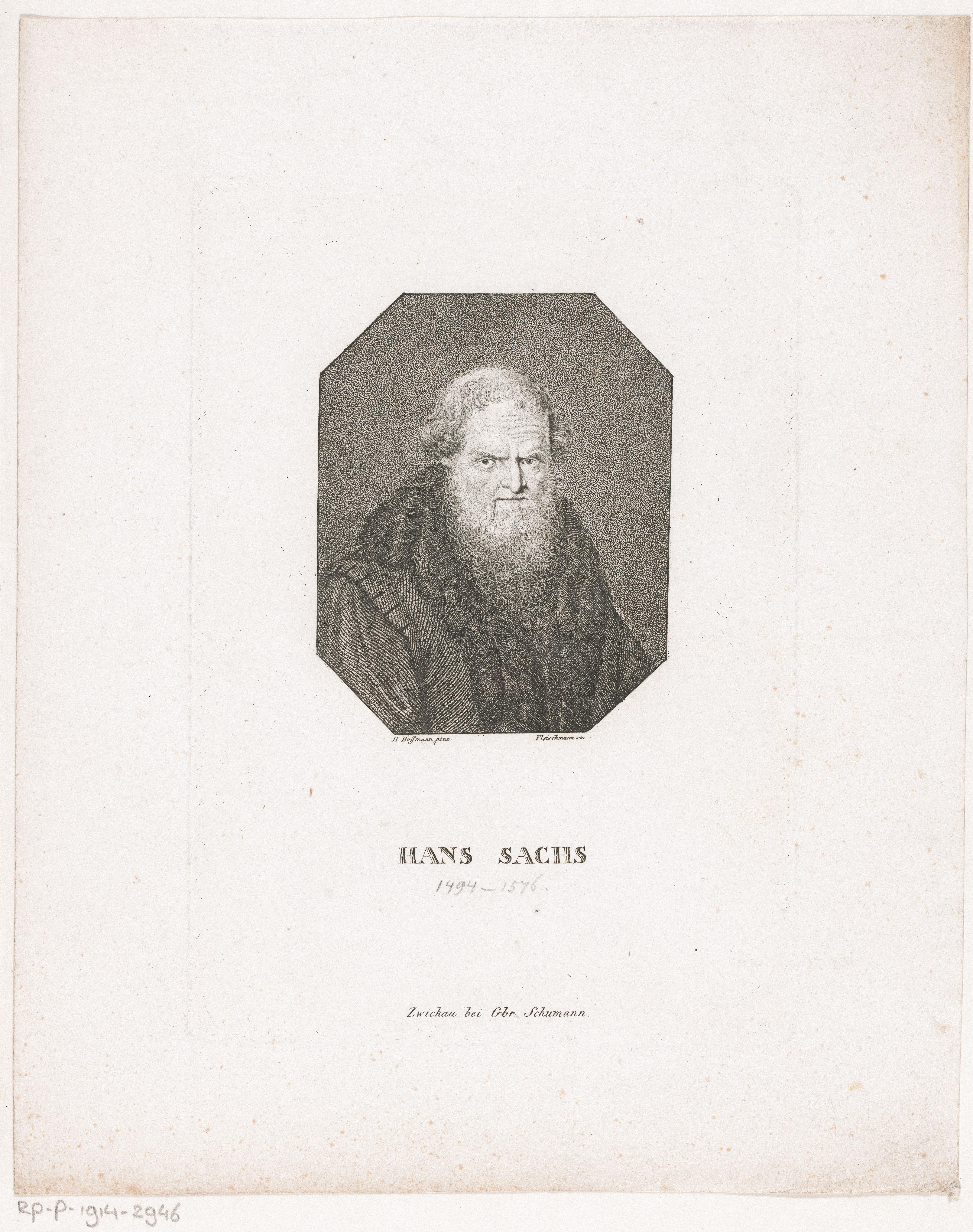 Portret van Hans Sachs