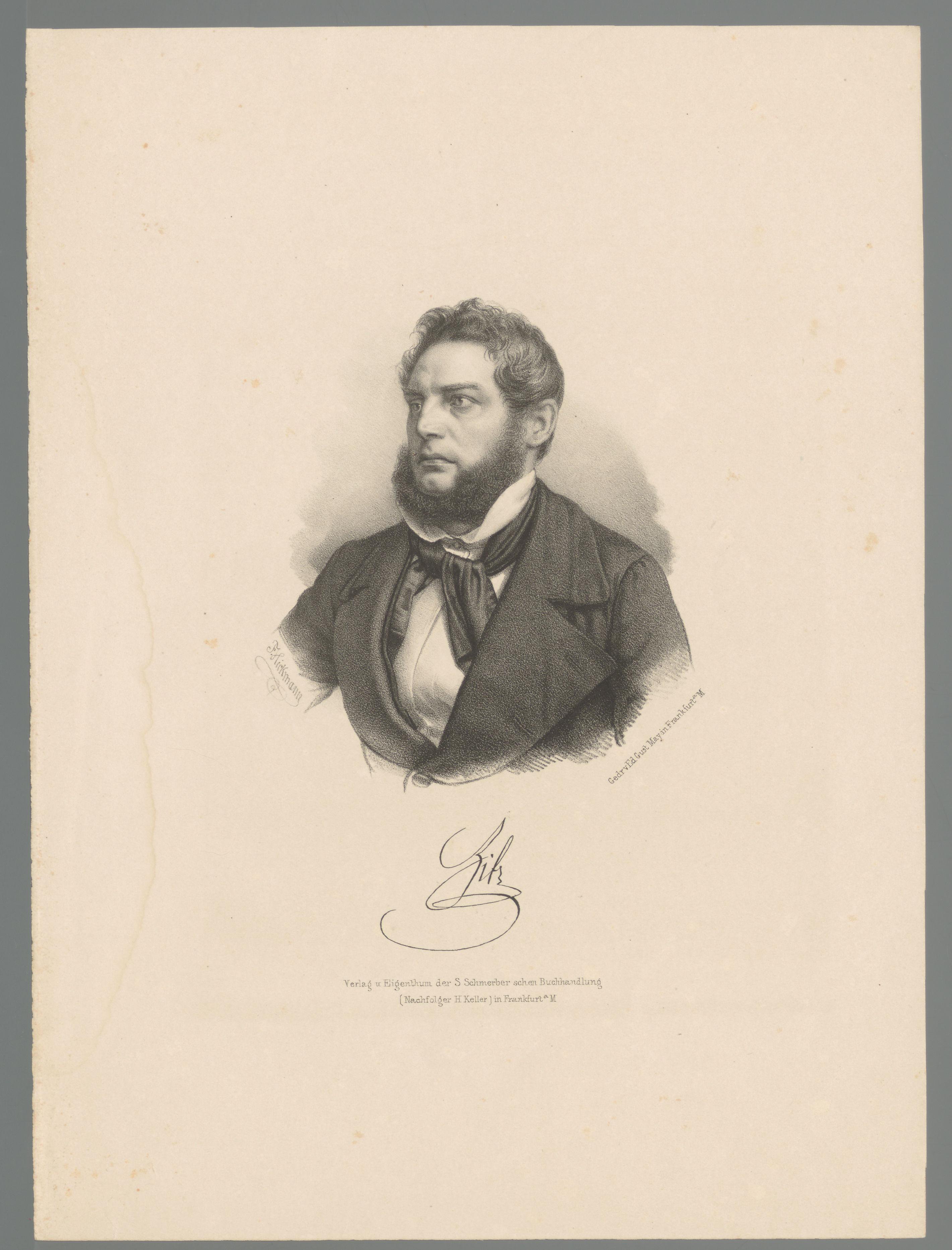 Portret van Franz Heinrich Zitz