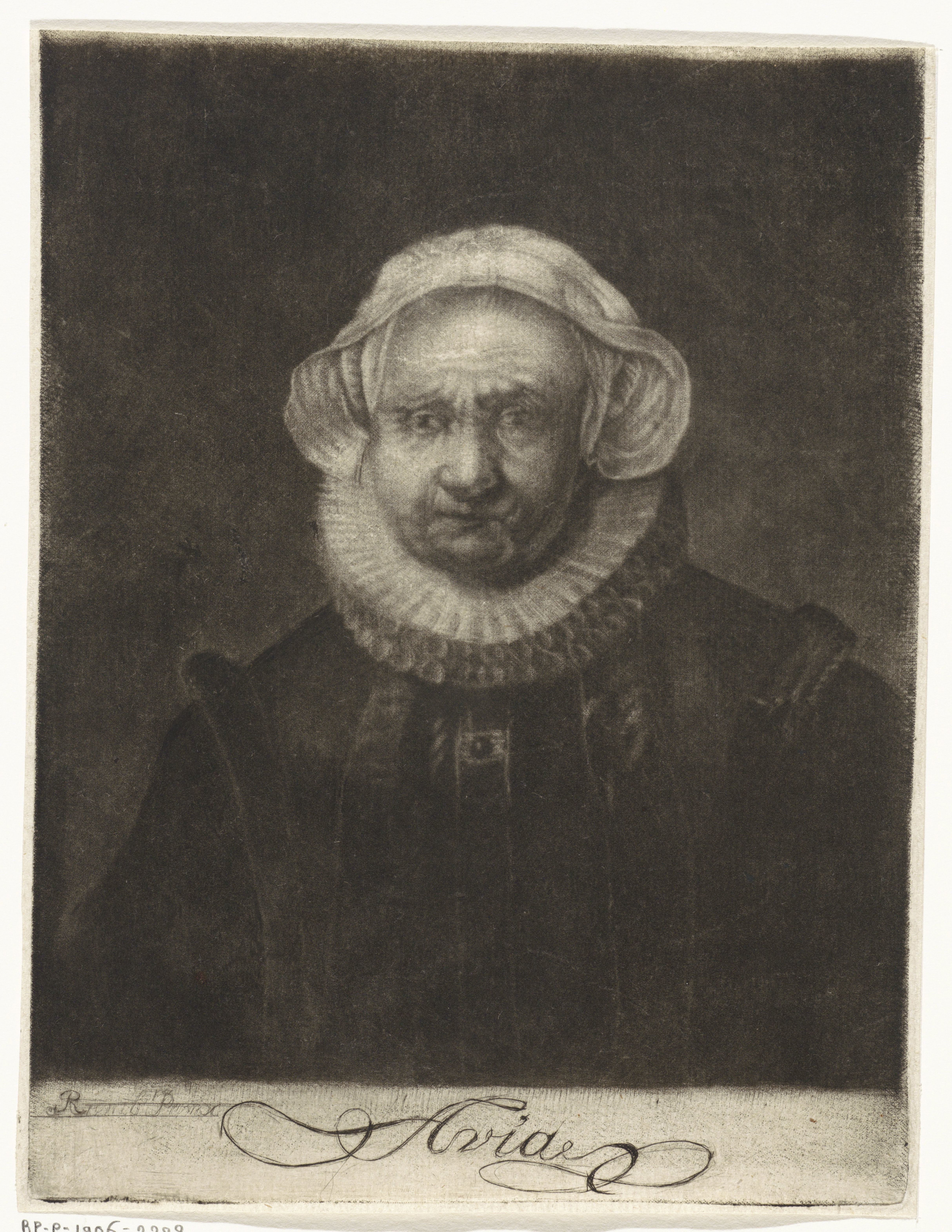 Portret van Aechje Claesdr.