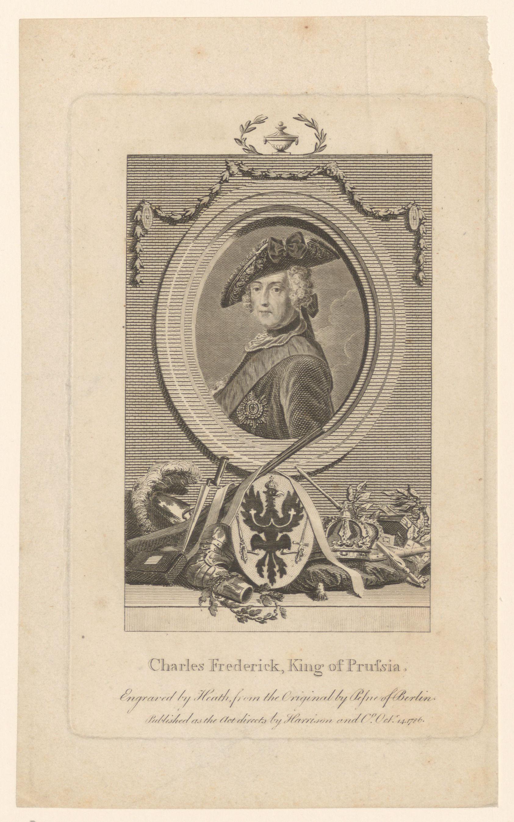 Portret van Frederik de Grote