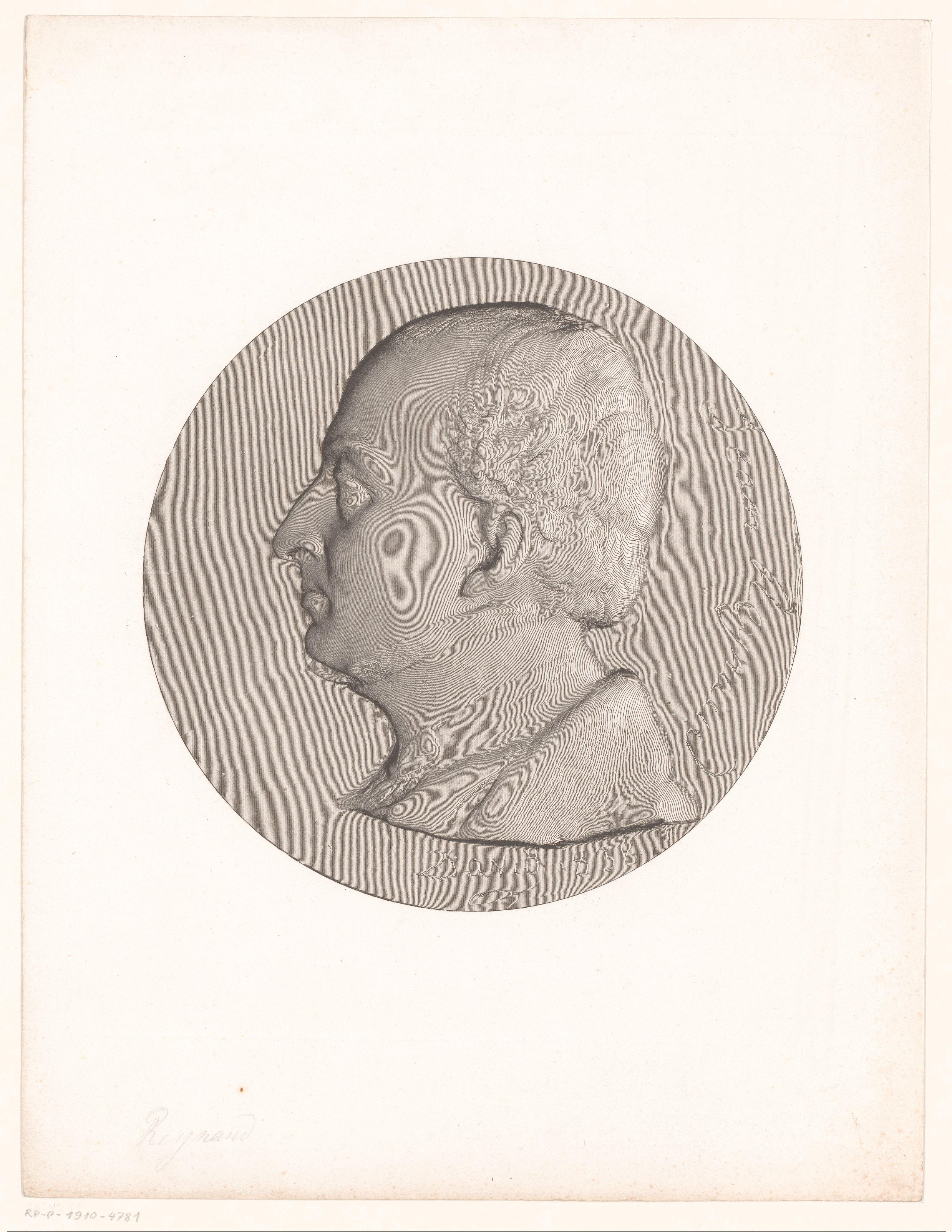 Medaille met portret van Jean Reynaud