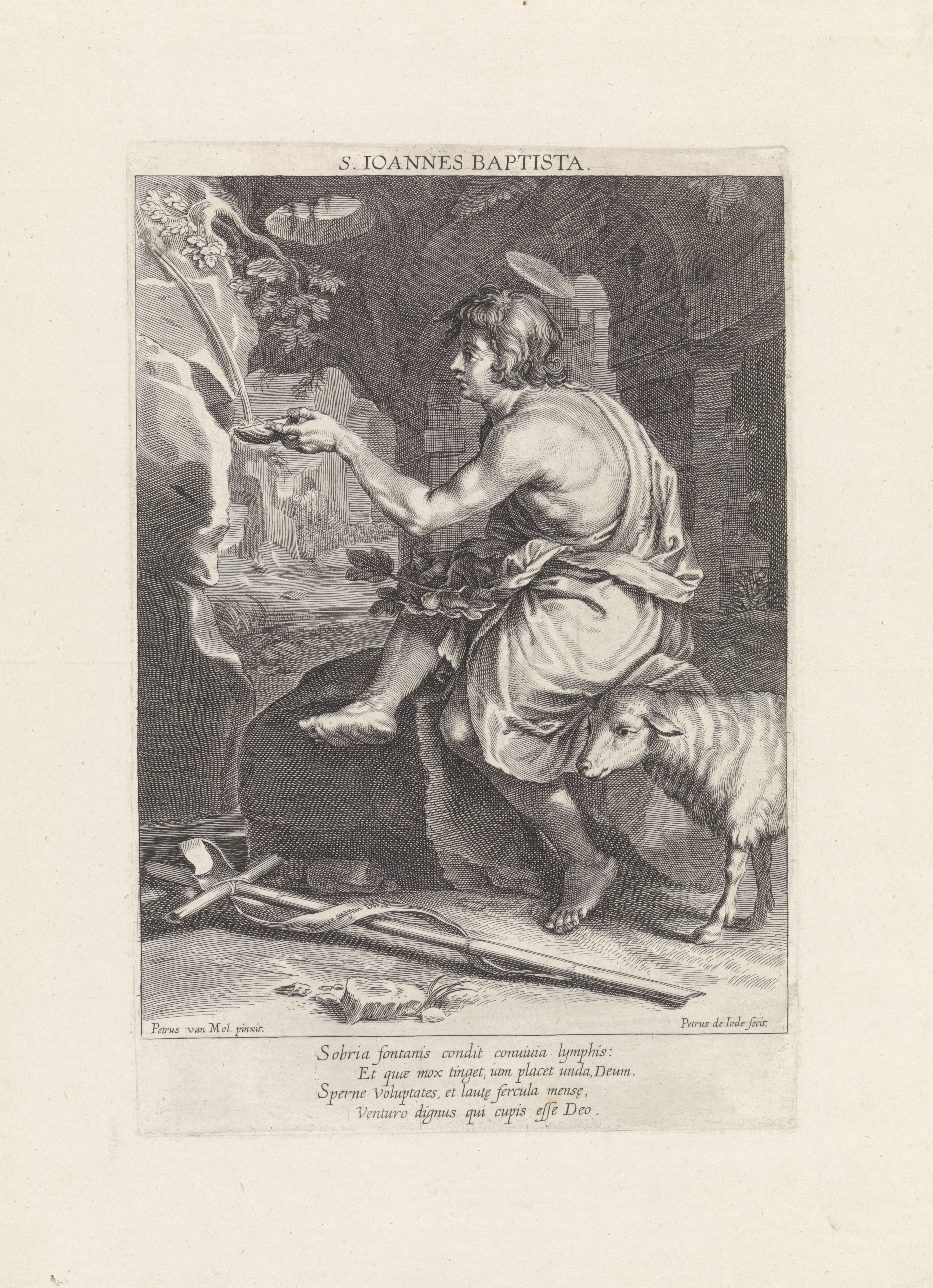 Johannes de Doper bij bron