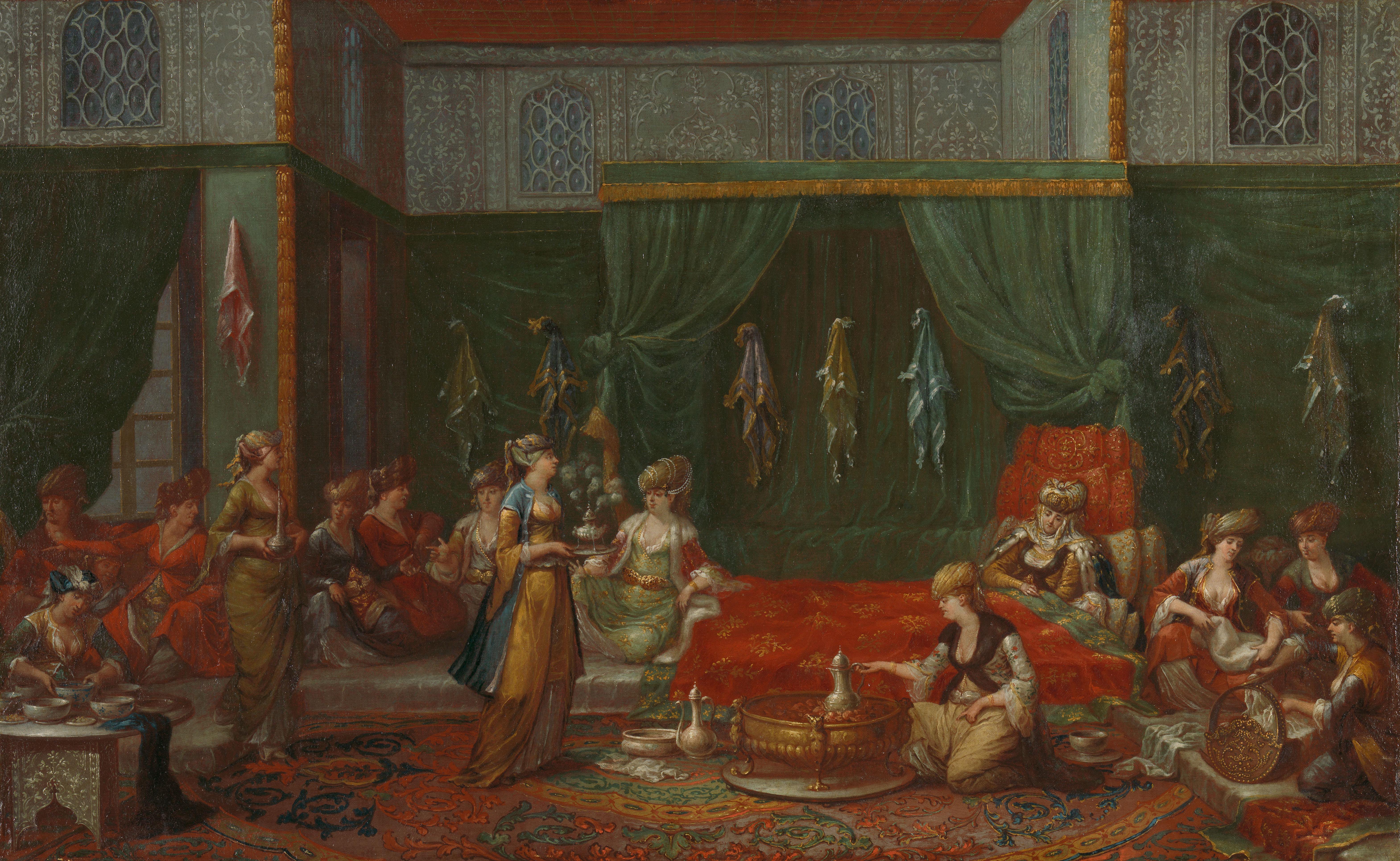 Kraamkamer van een voorname Turkse vrouw
