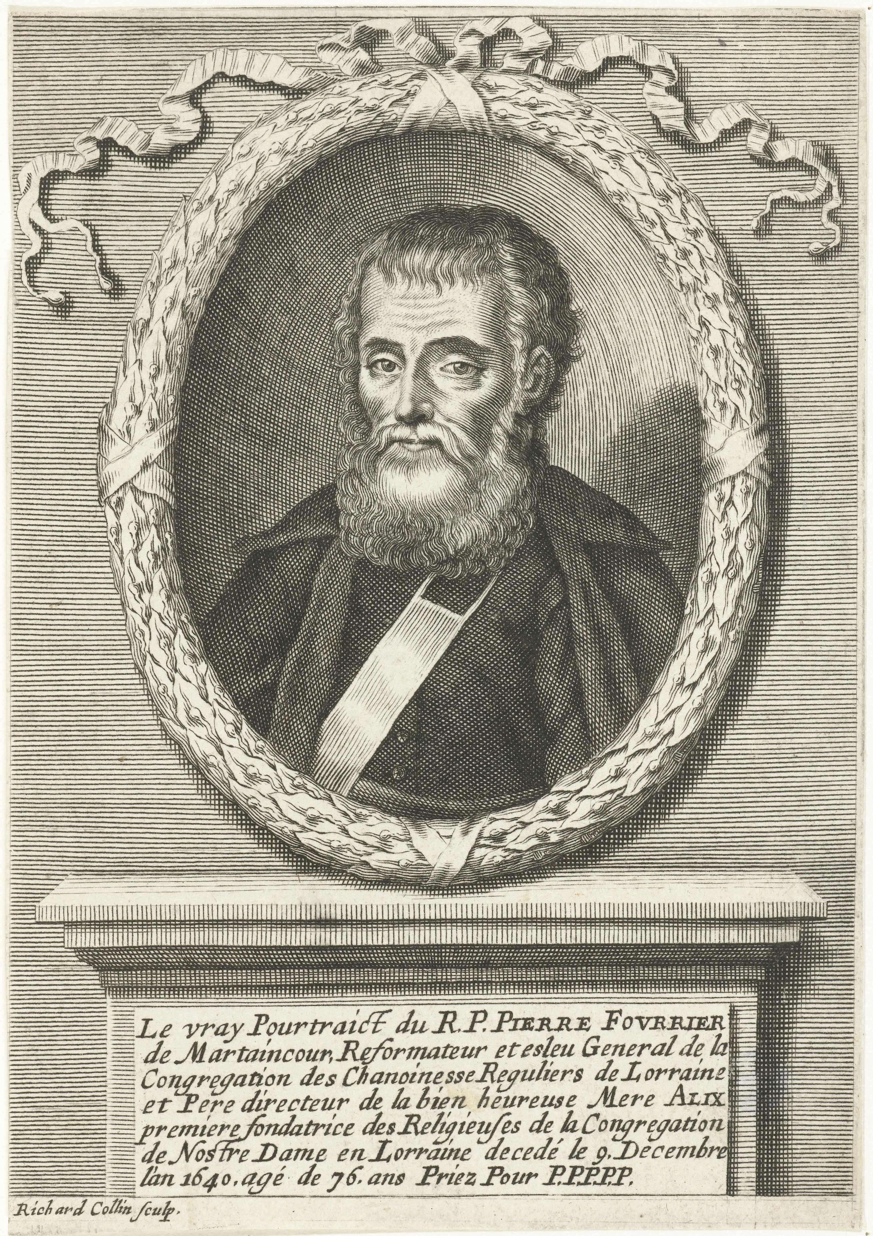 Portret van pater Petrus Fourier