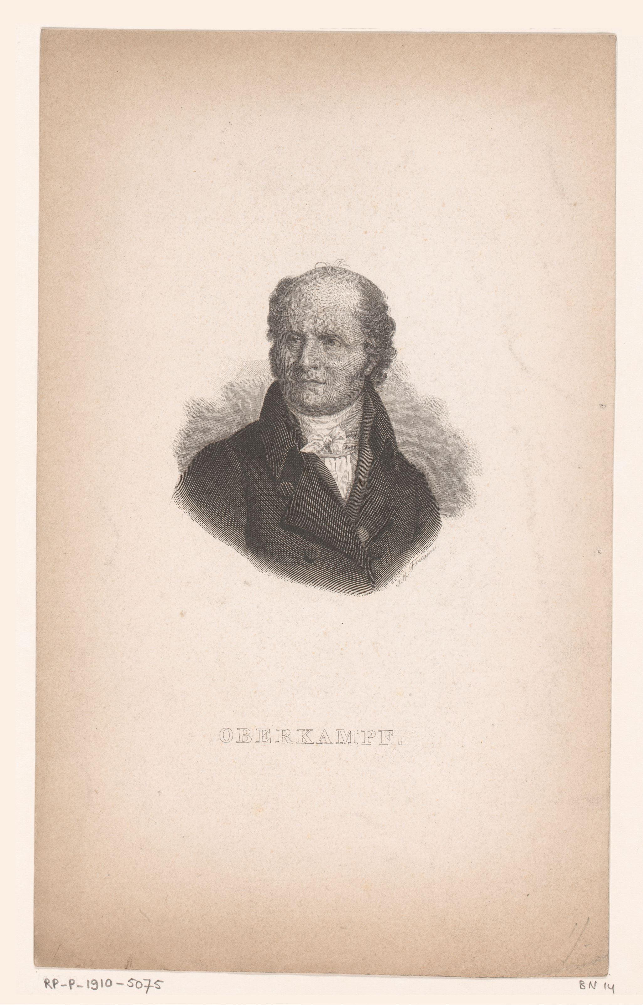 Portret van Christophe-Philippe OberKampf