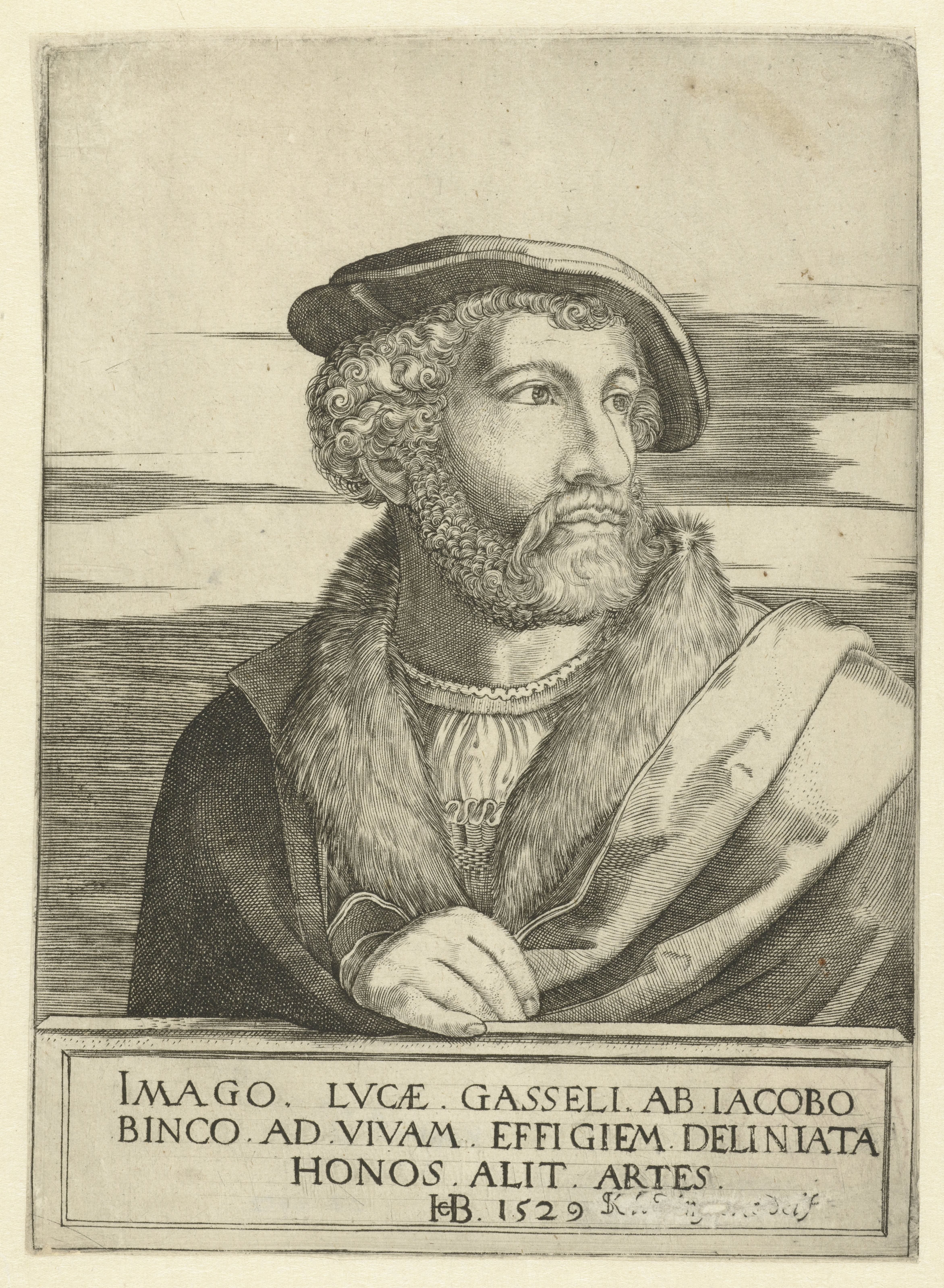 Portret van de schilder Lucas Gassel