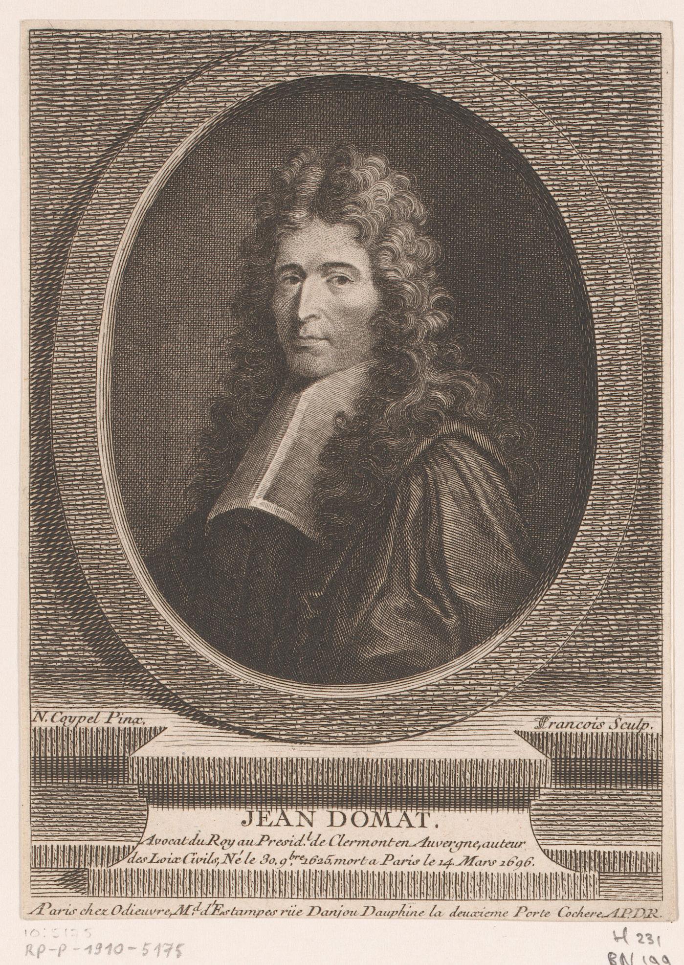 Portret van Jean Domat