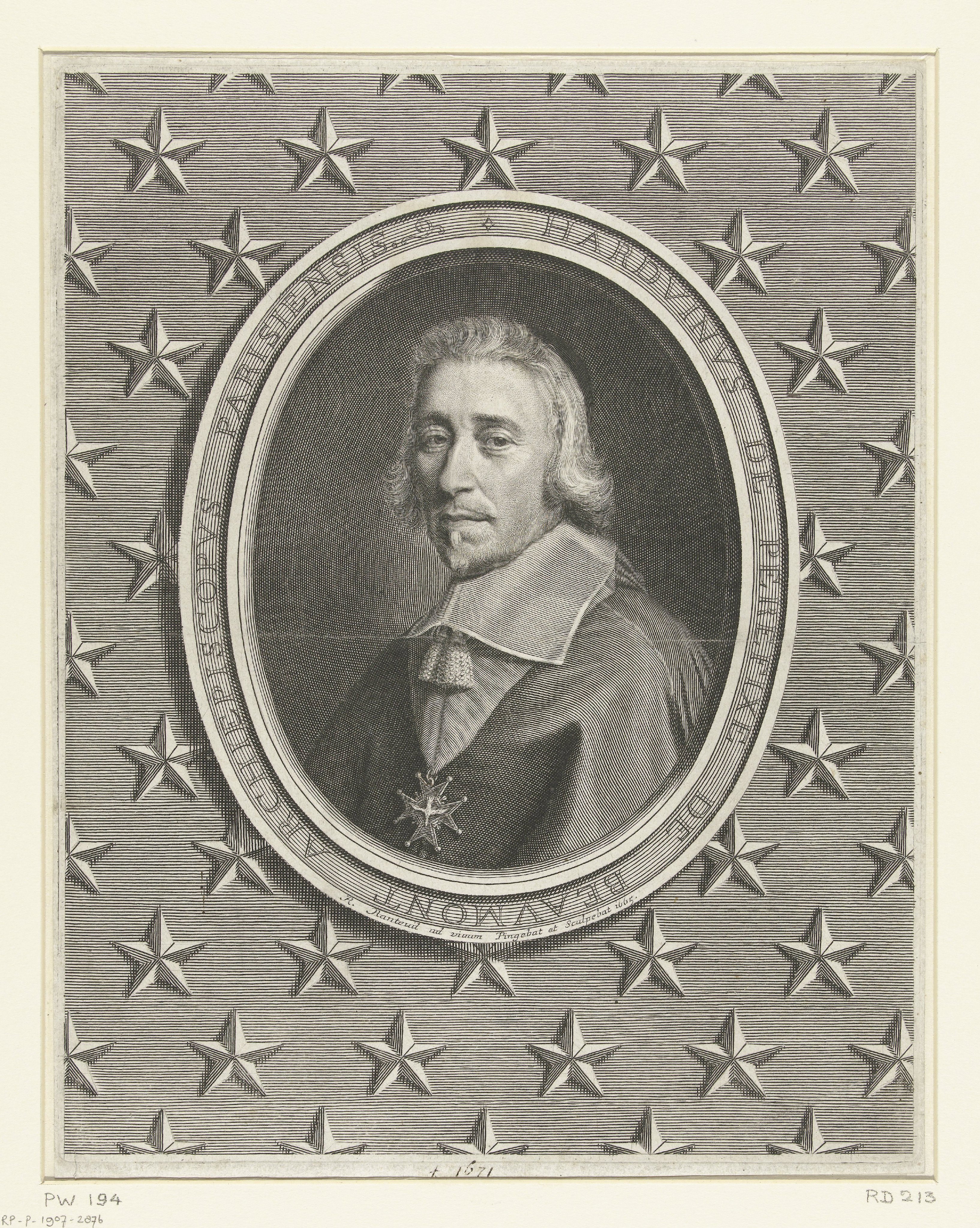 Portret van Hardouin de Péréfixe de Beaumont
