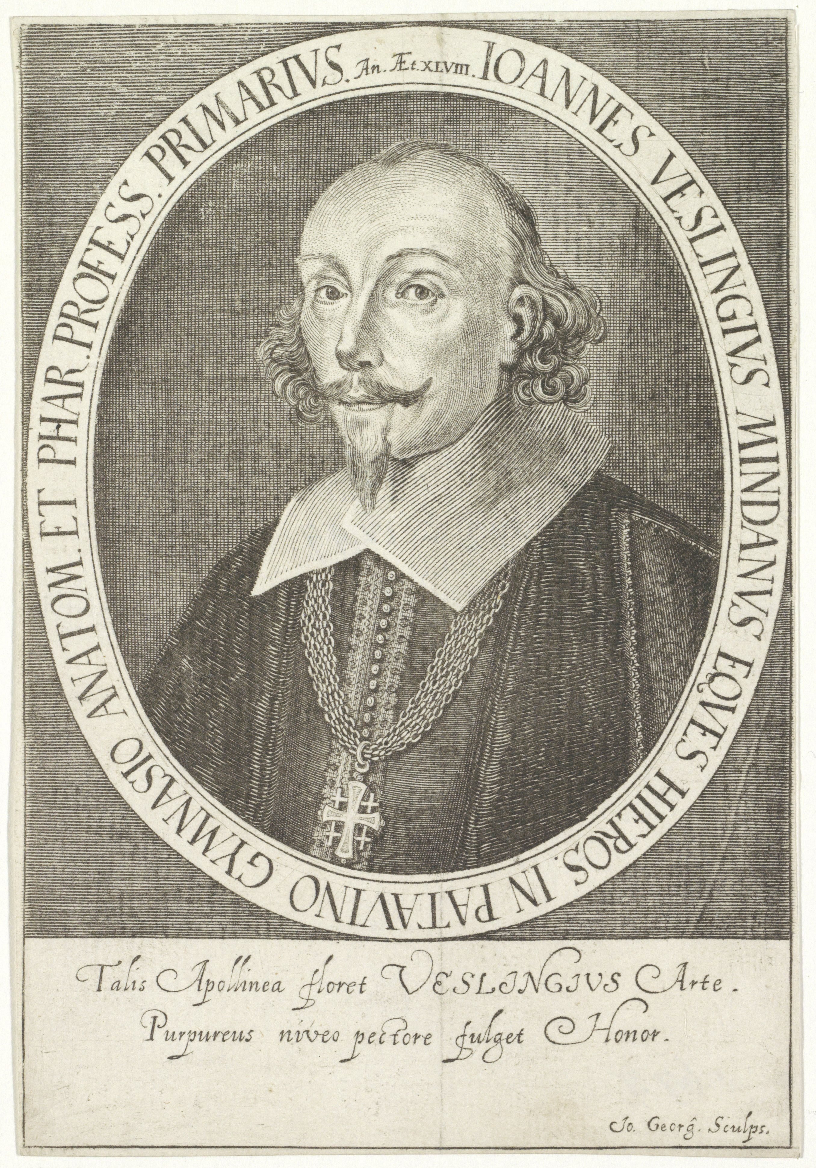 Portret van Johannes Wesling