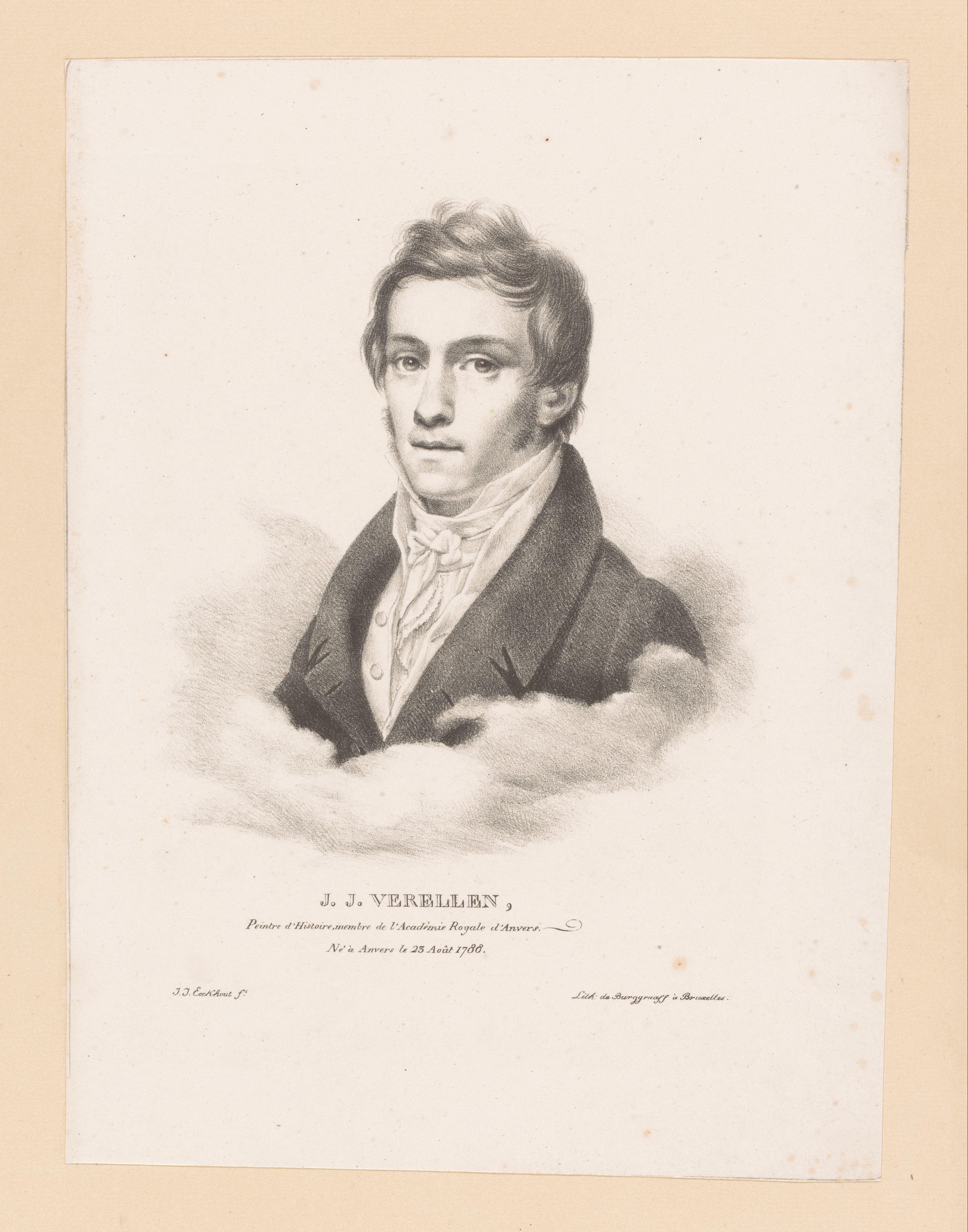 Portret van Jean Joseph Verellen