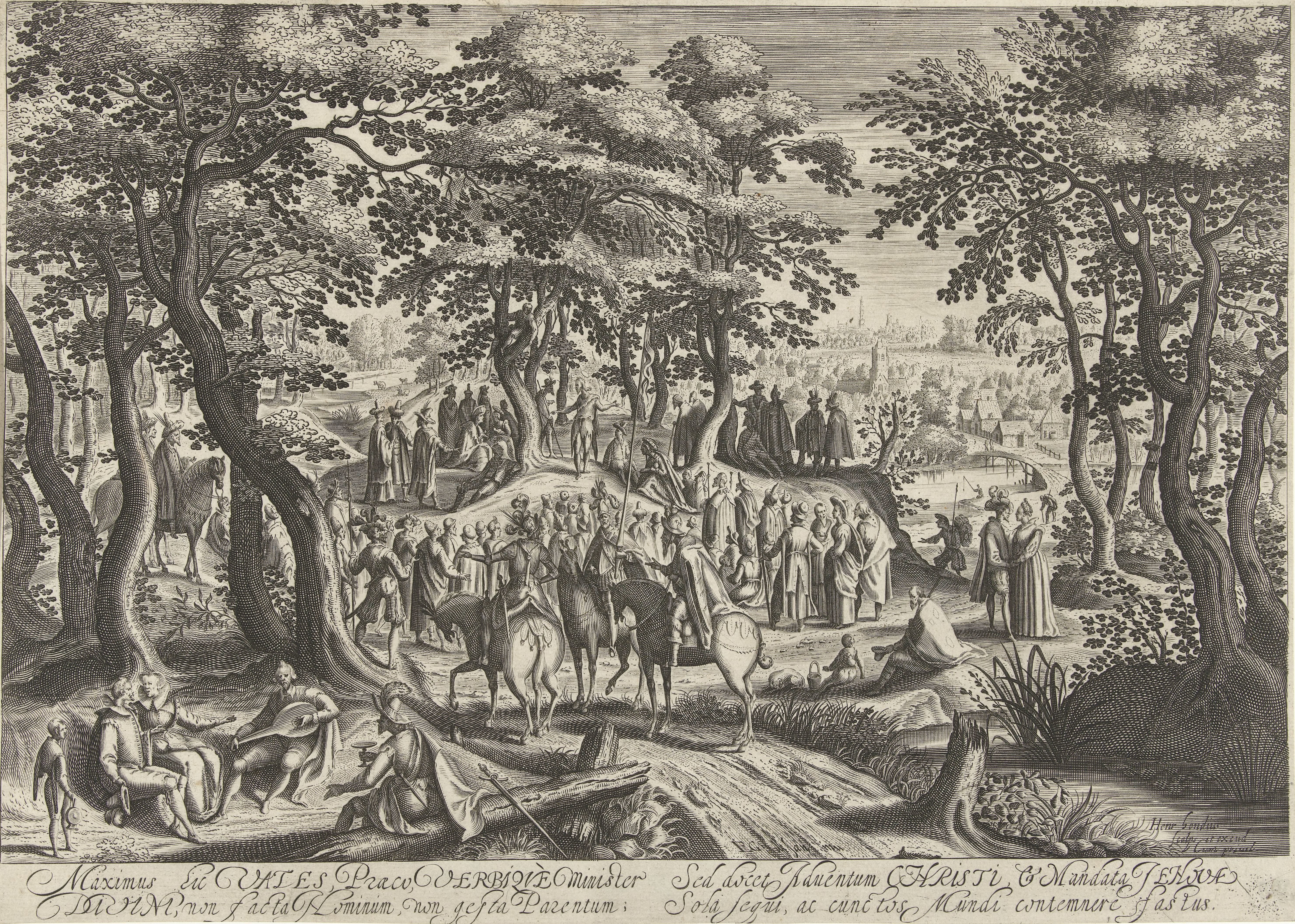 Johannes de Doper predikt tot de menigte
