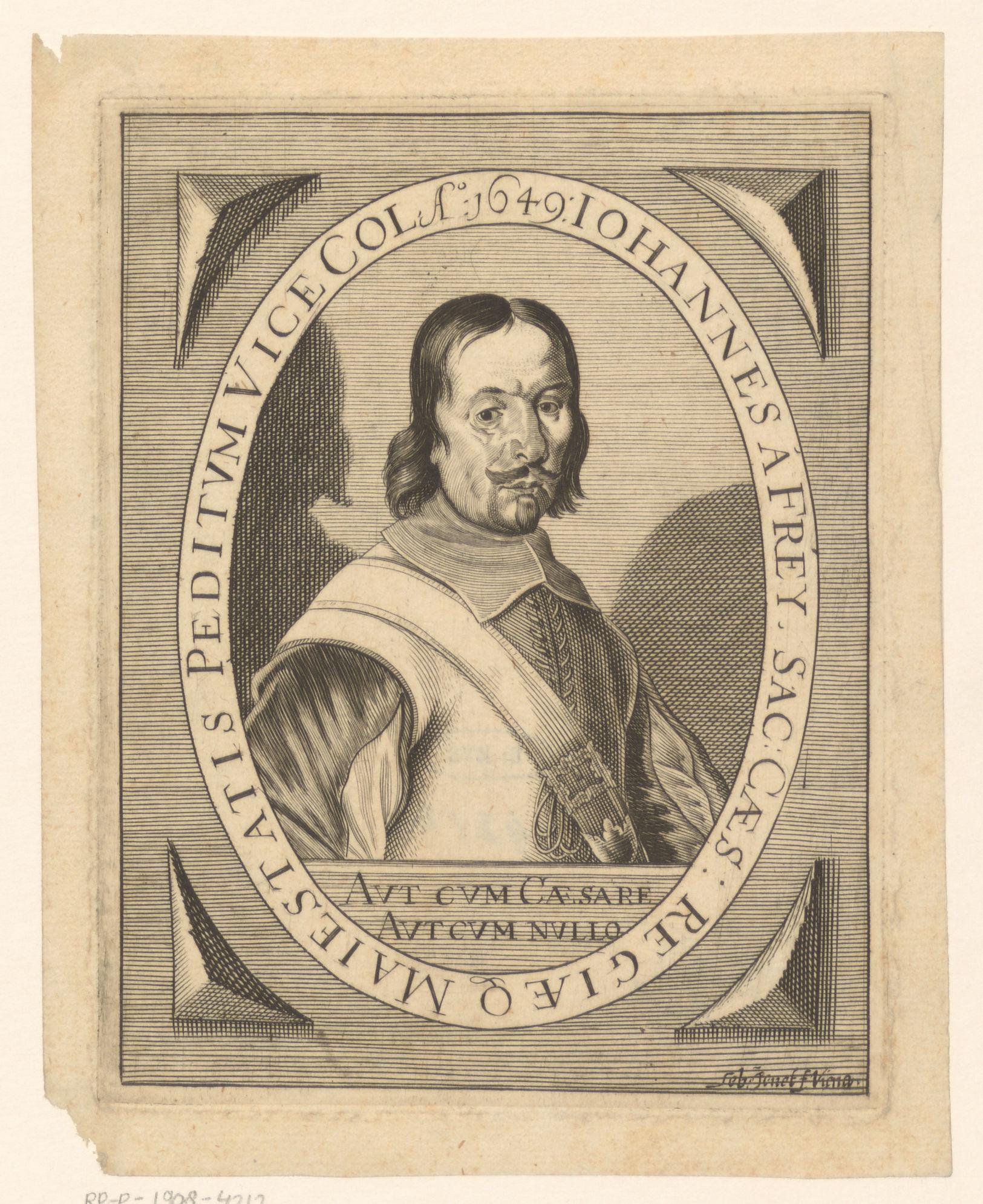 Portret van Johann von Frey