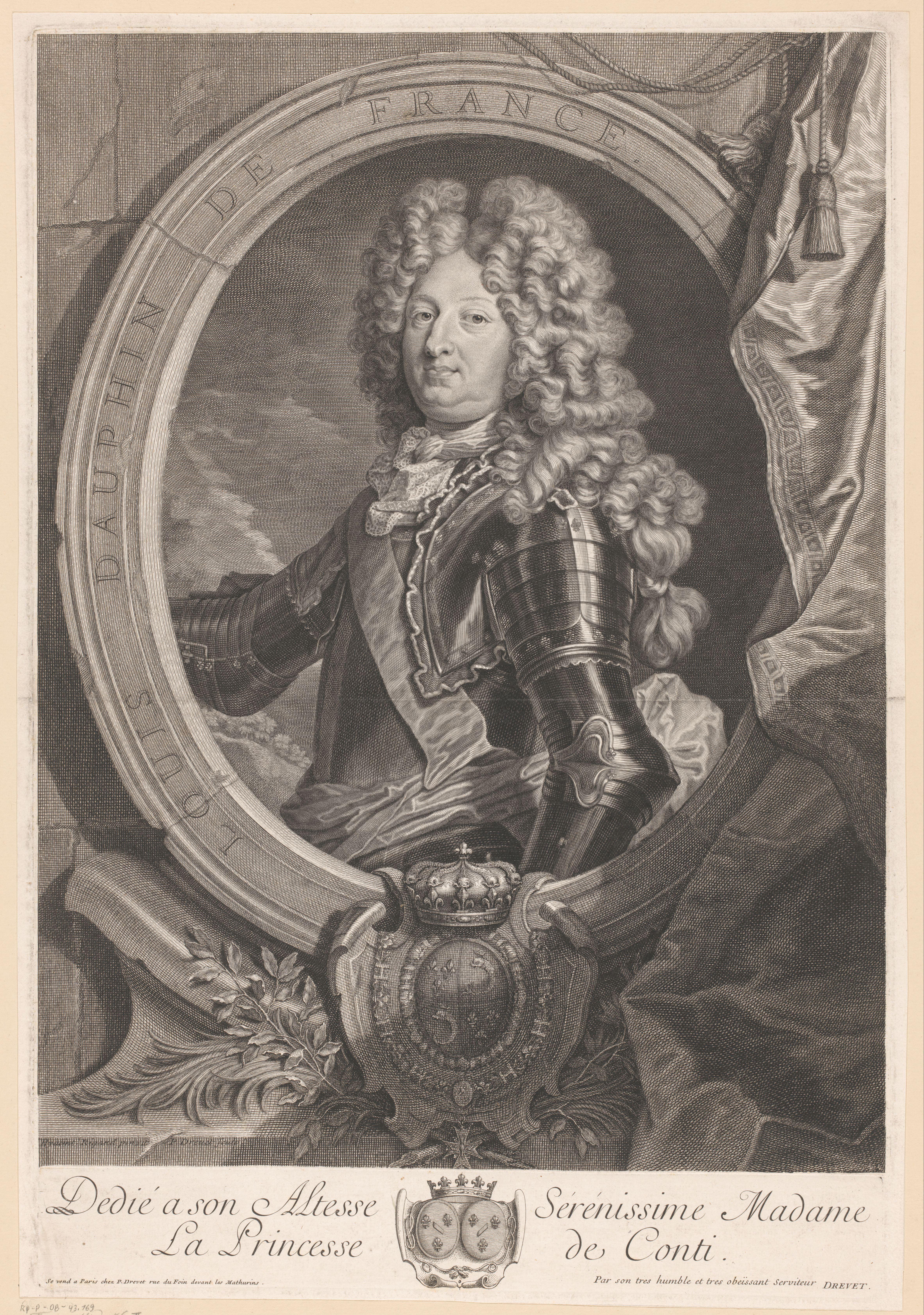 Portret van Lodewijk van Frankrijk