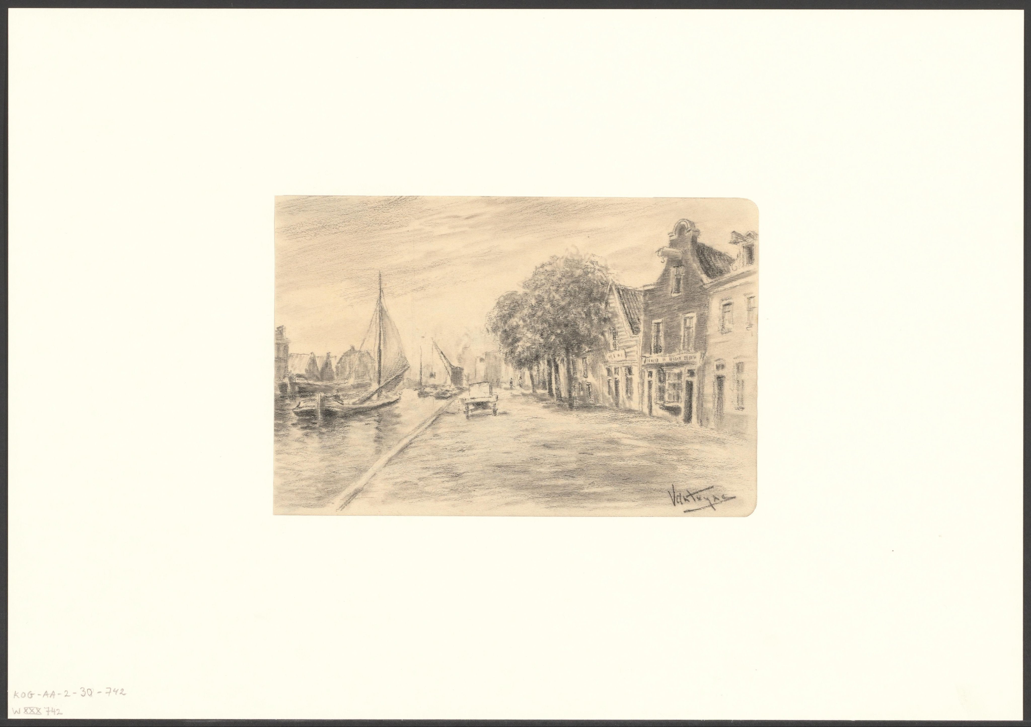 Gezicht op de Baarsjesweg aan de Kostverlorenvaart