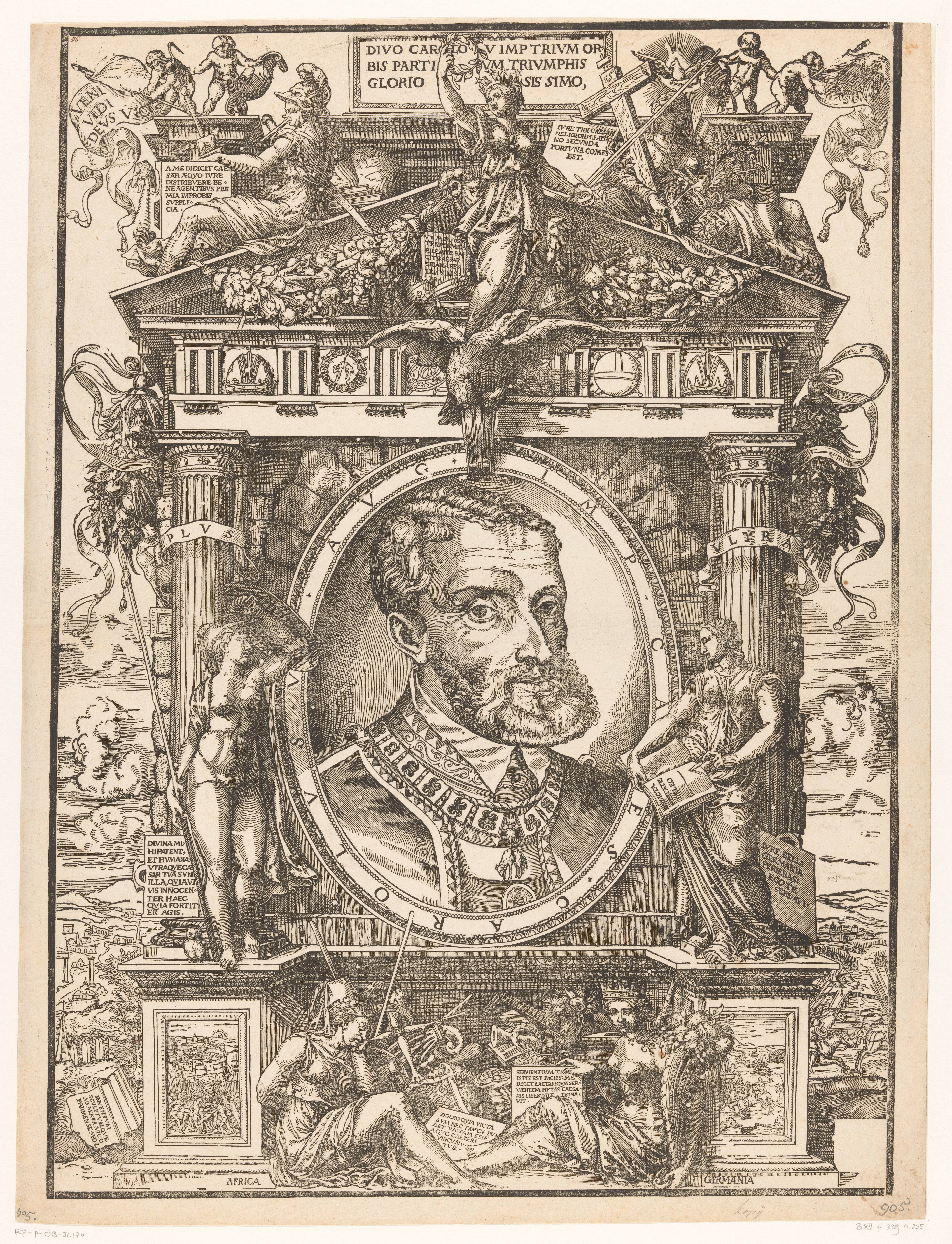 Portret van keizer Karel V