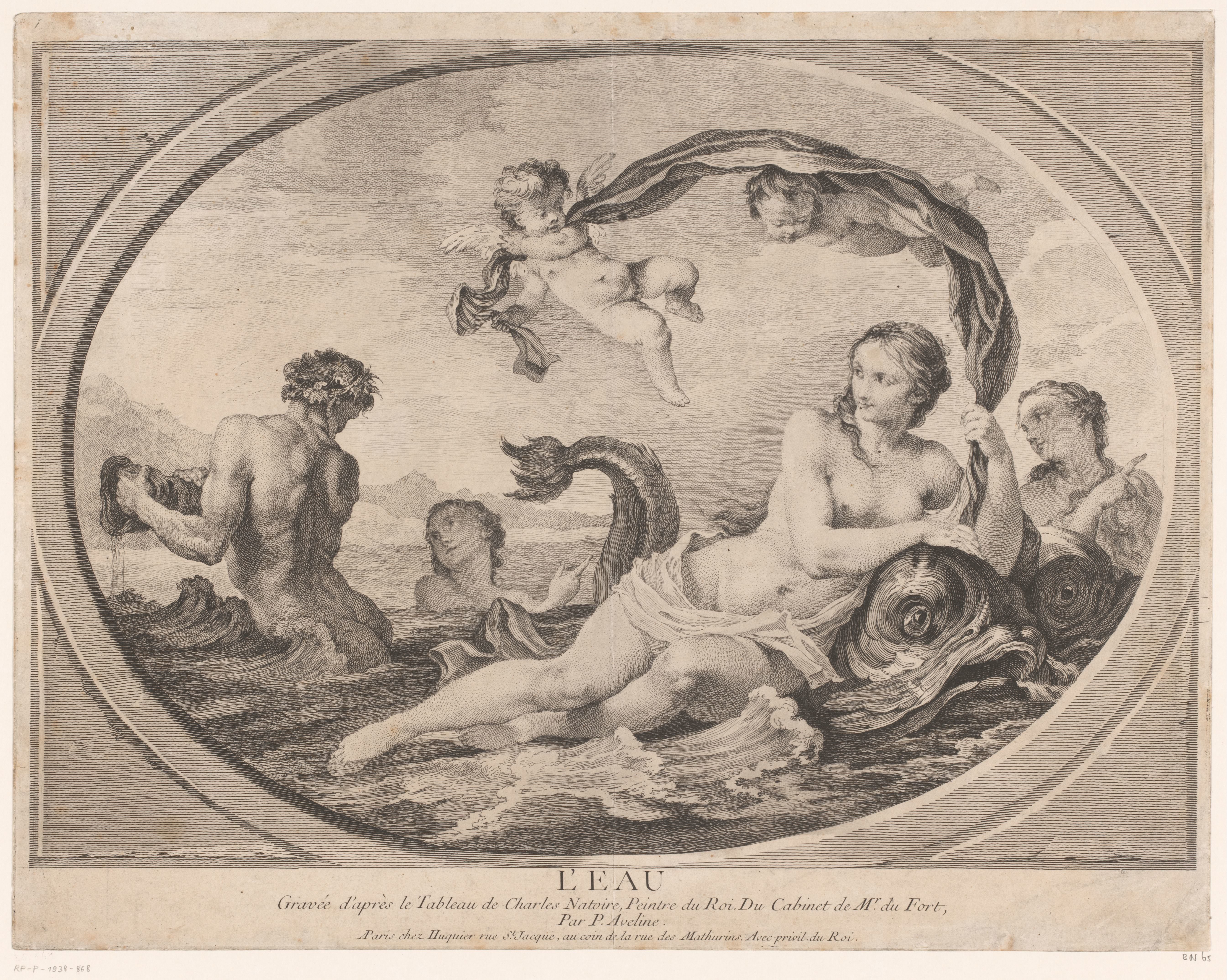 Allegorische voorstelling met Amphitrite