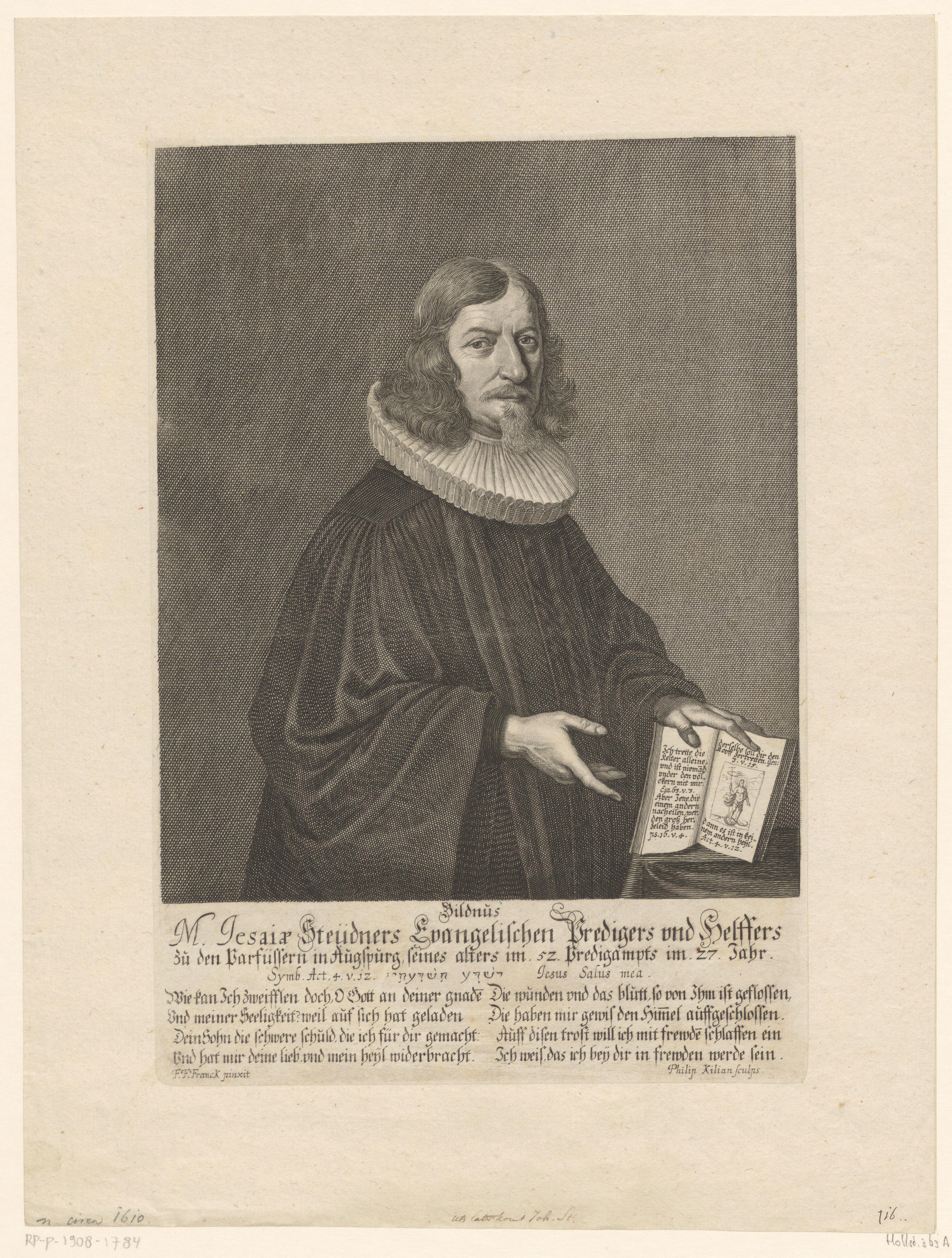 Portret van Esaias Steudner