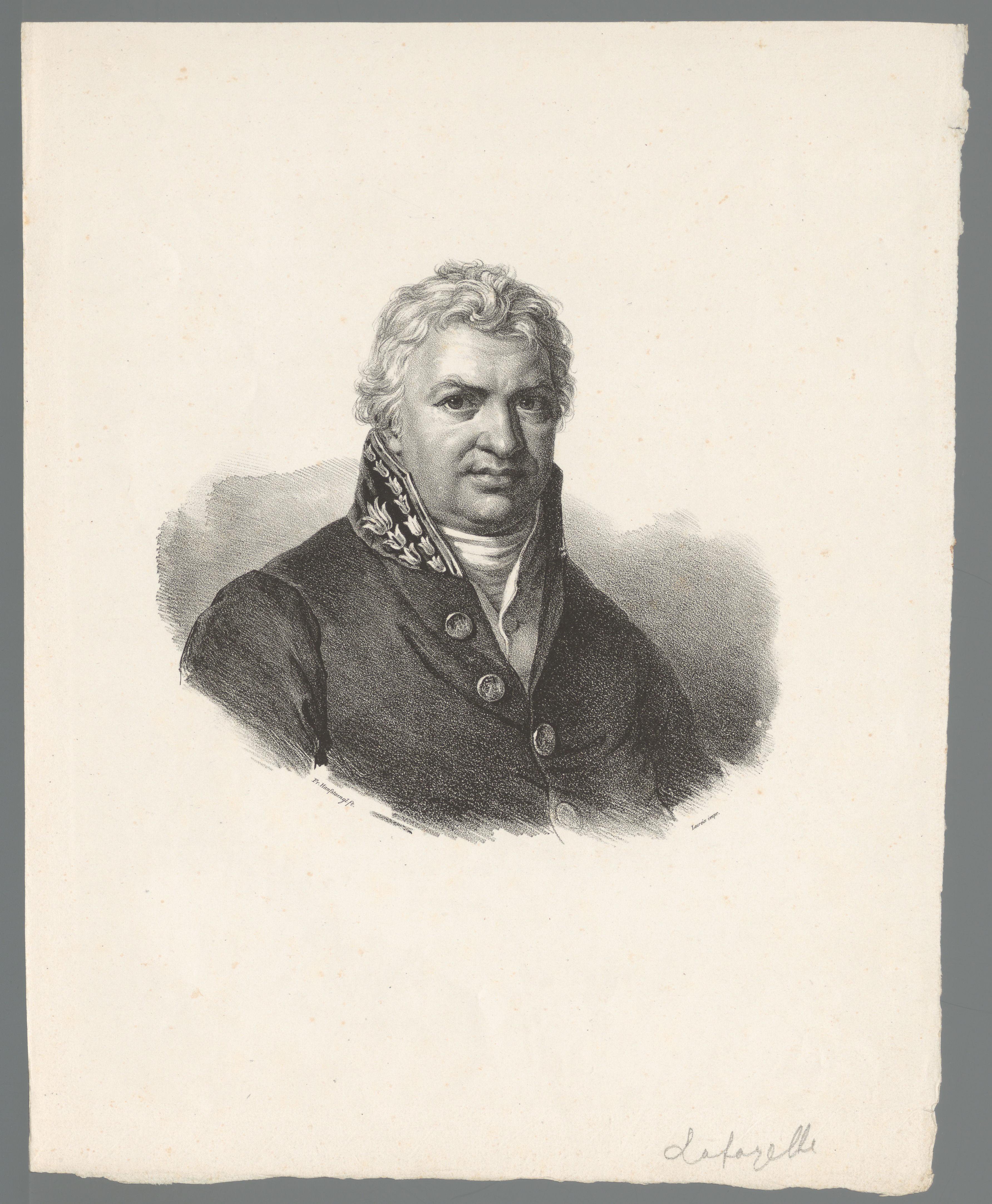 Portret van een onbekende man, mogelijk Lafayette