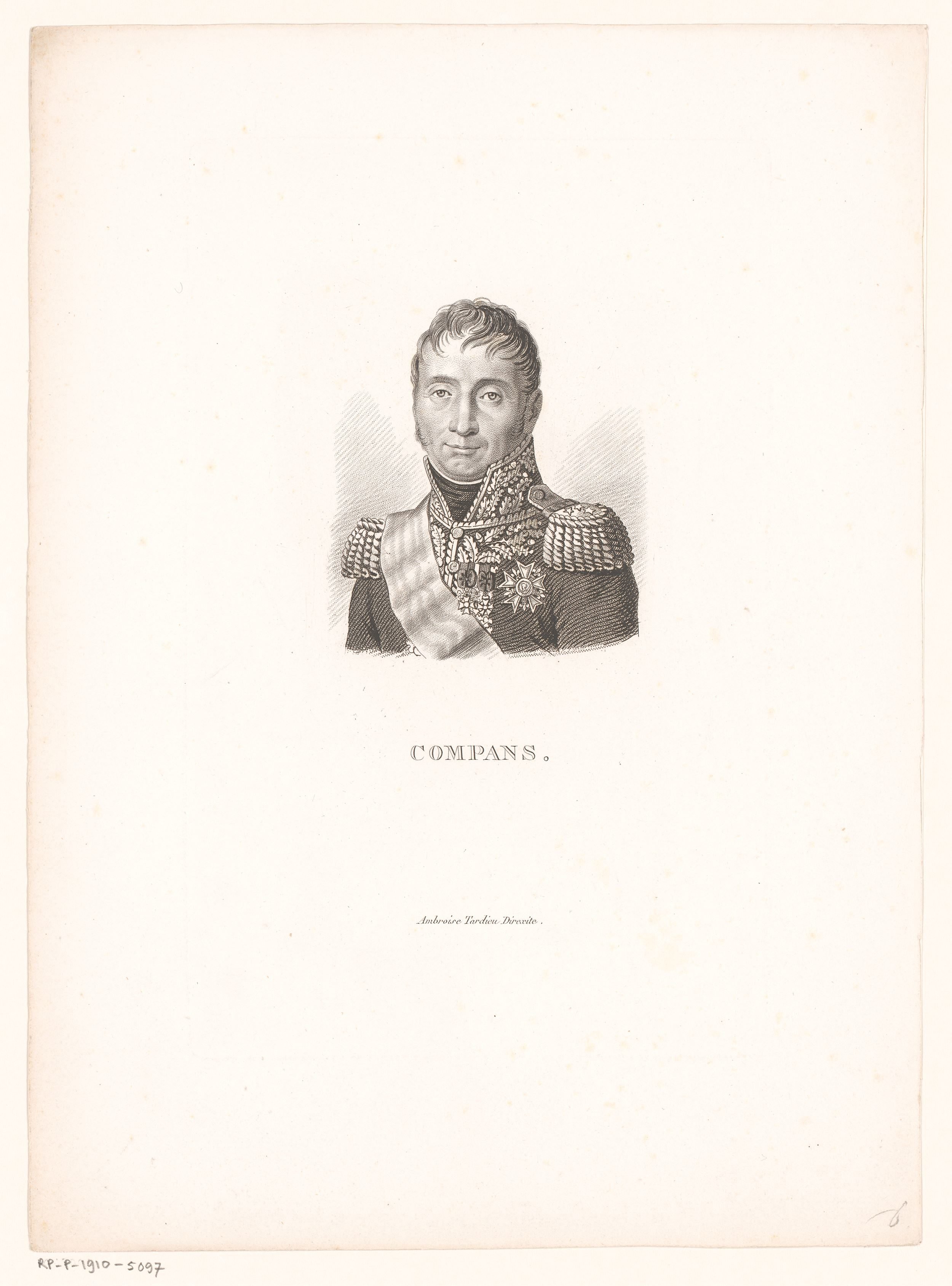 Portret van Jean Dominique Compans