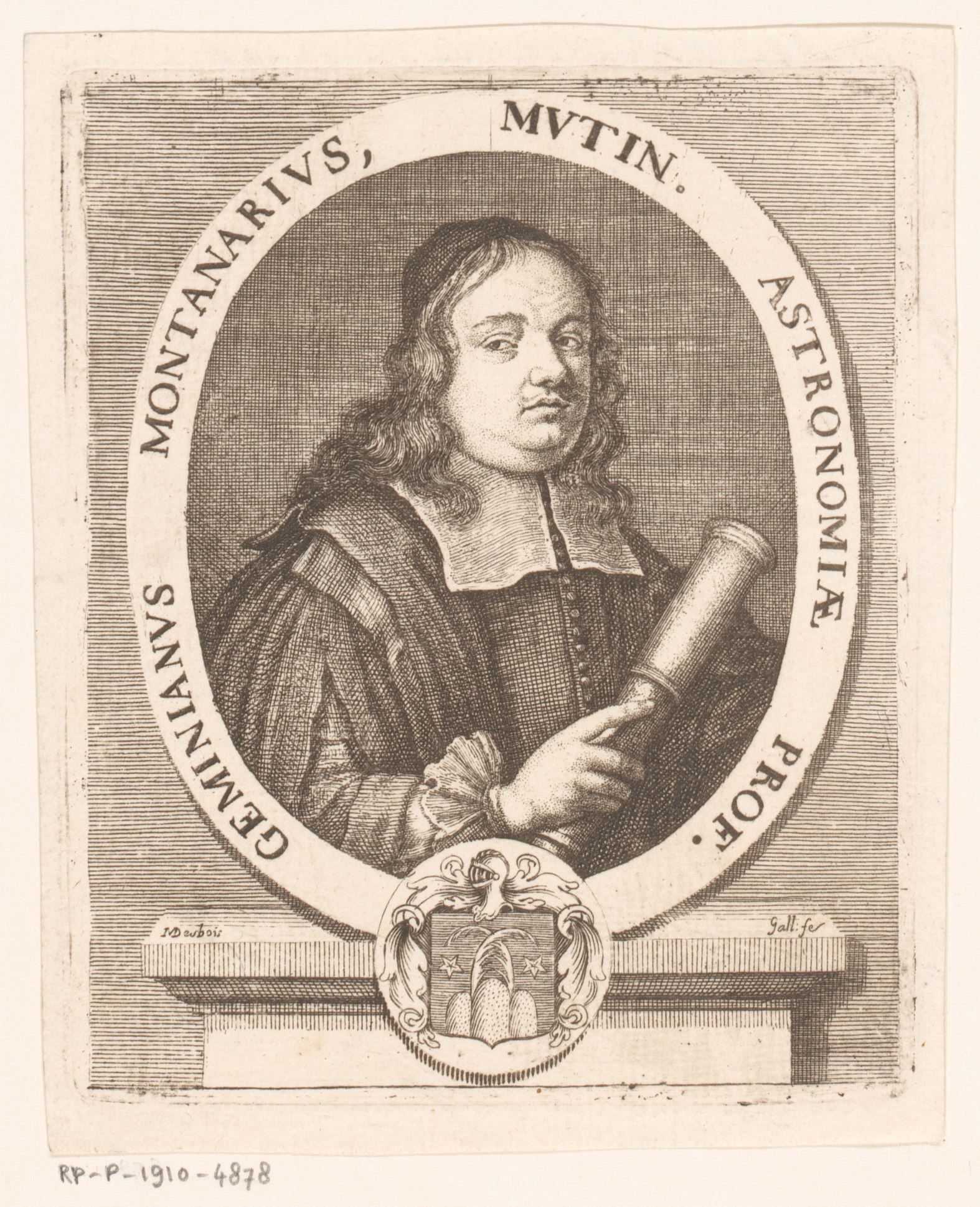 Portret van Geminiano Montanari