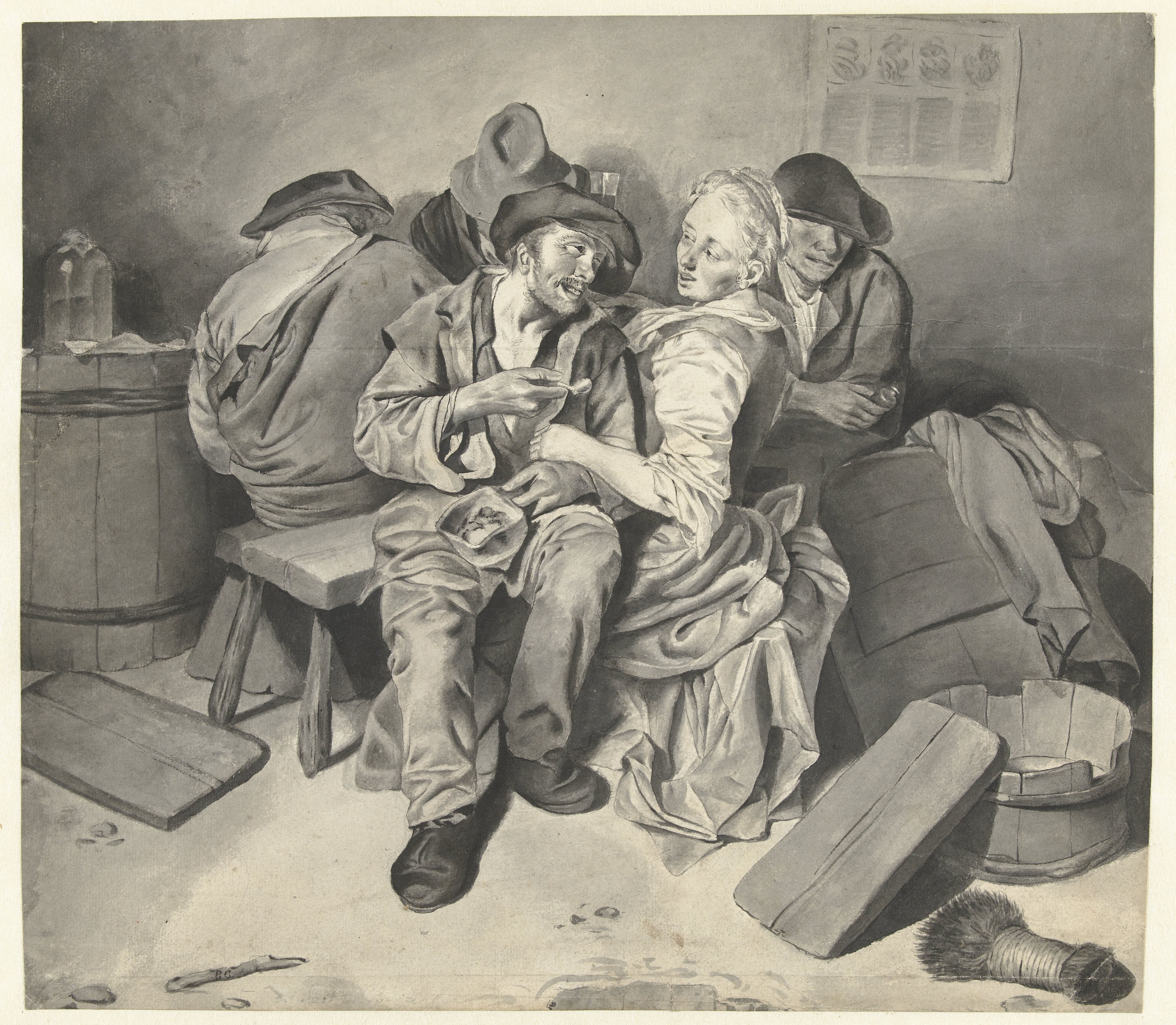 Young Couple in a Tavern